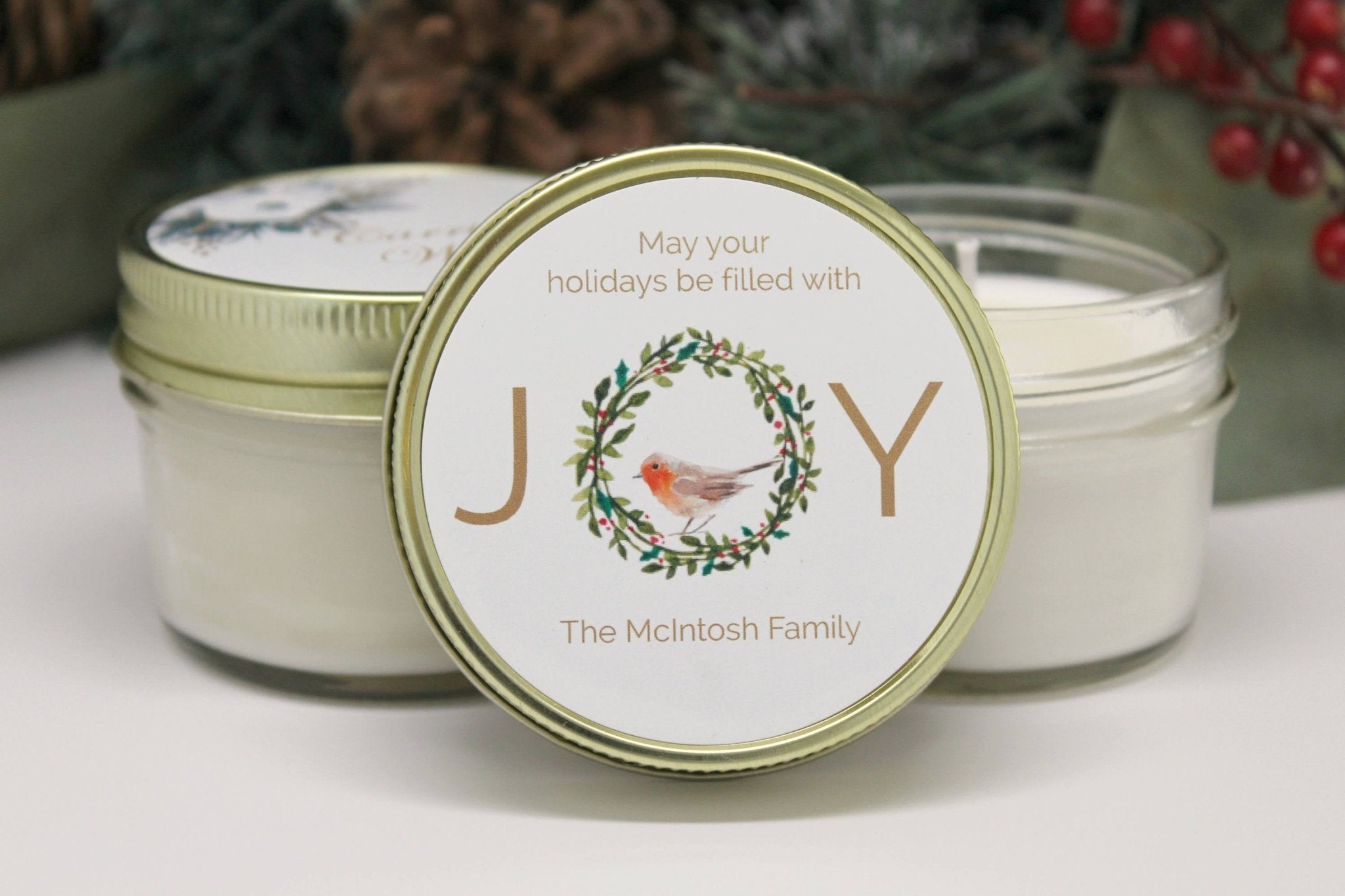 Joy Christmas Favor - The Dancing Wick