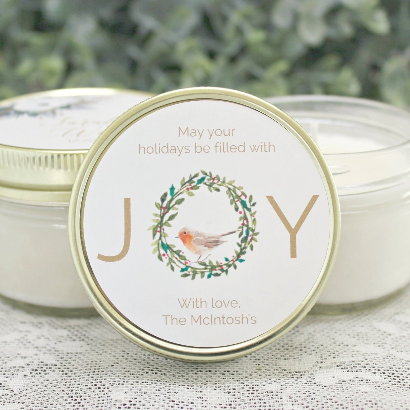 Joy Christmas Favor - The Dancing Wick
