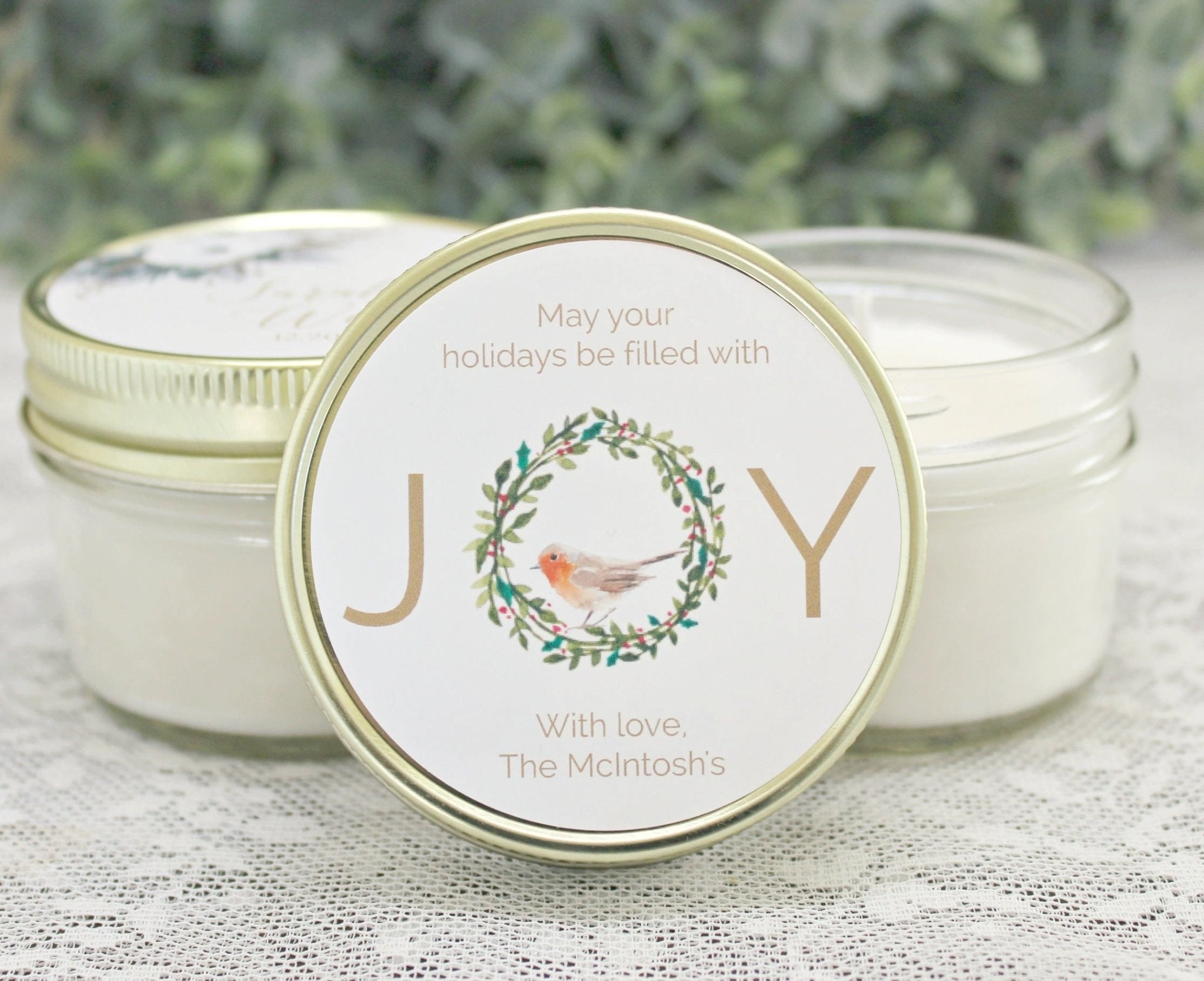 Joy Christmas Favor - The Dancing Wick
