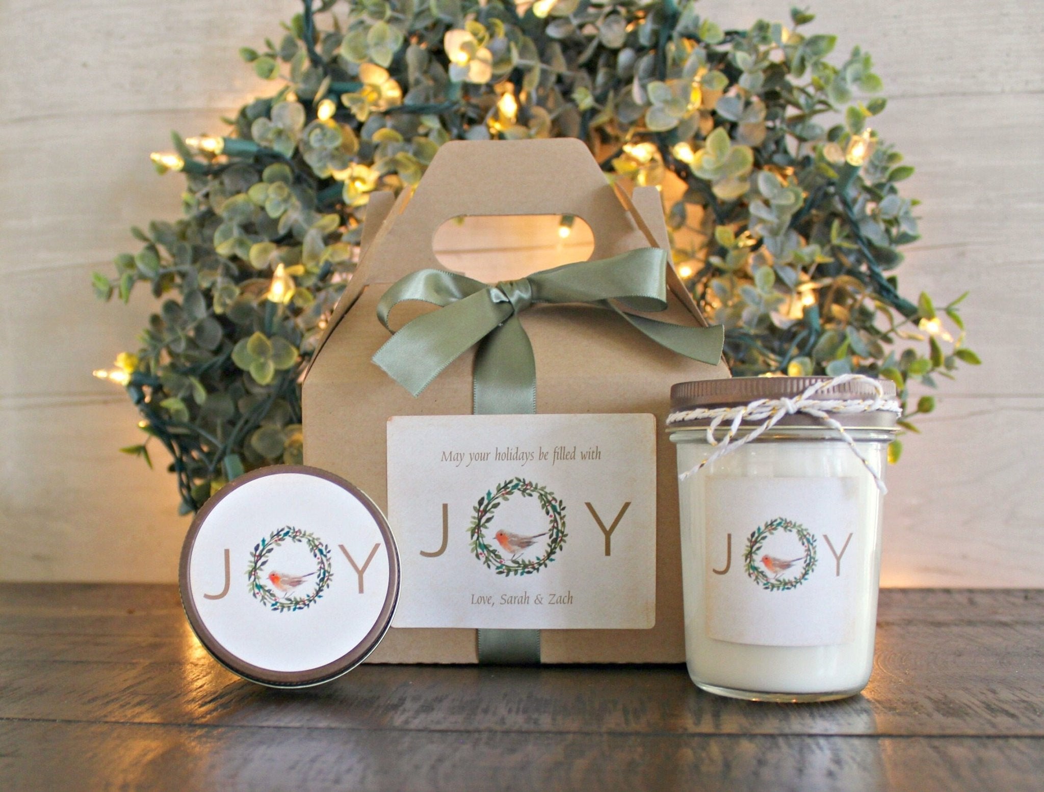 Joy Christmas Gift Set - The Dancing Wick