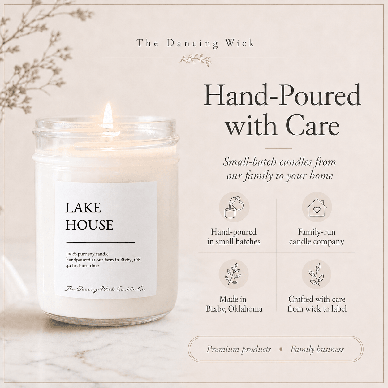Lake House - TDW Signature Candle - The Dancing Wick