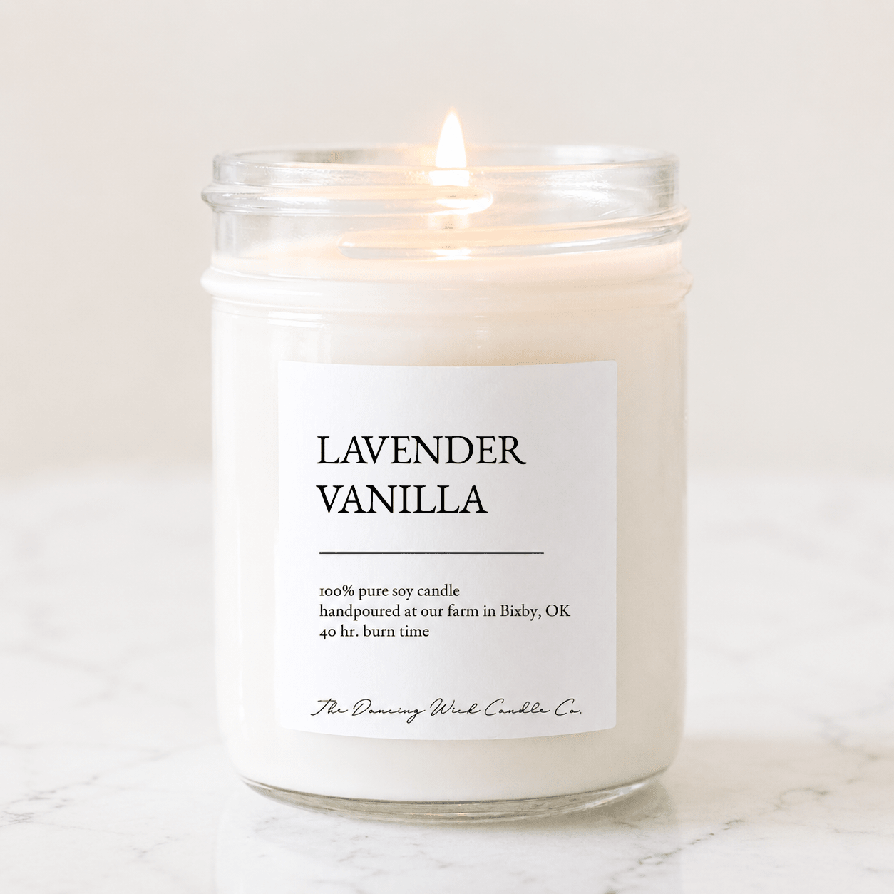 Lavender Vanilla - TDW Signature Candle - The Dancing Wick