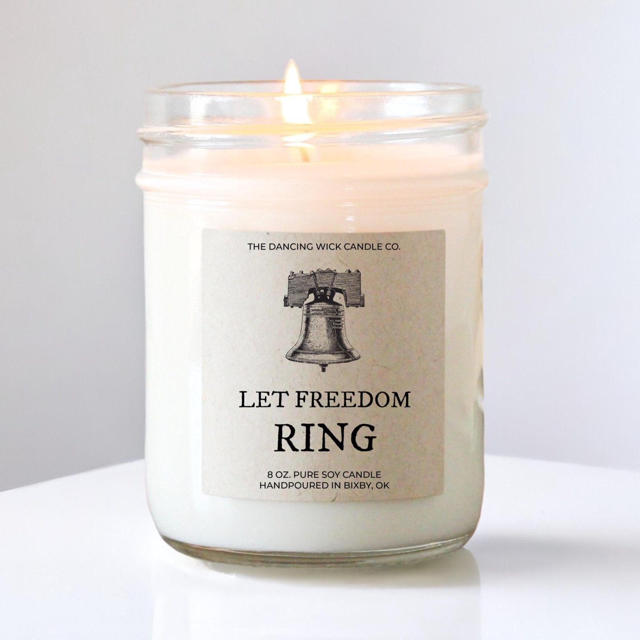 Let Freedom Ring Candle - The Dancing Wick