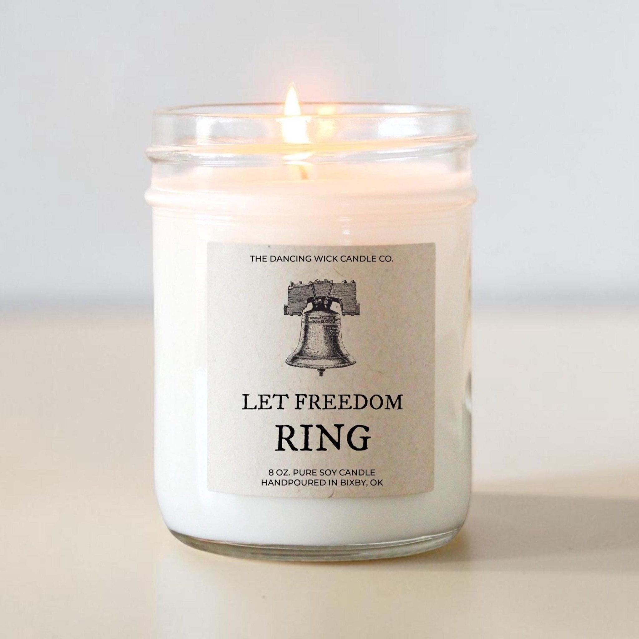 Let Freedom Ring Candle - The Dancing Wick