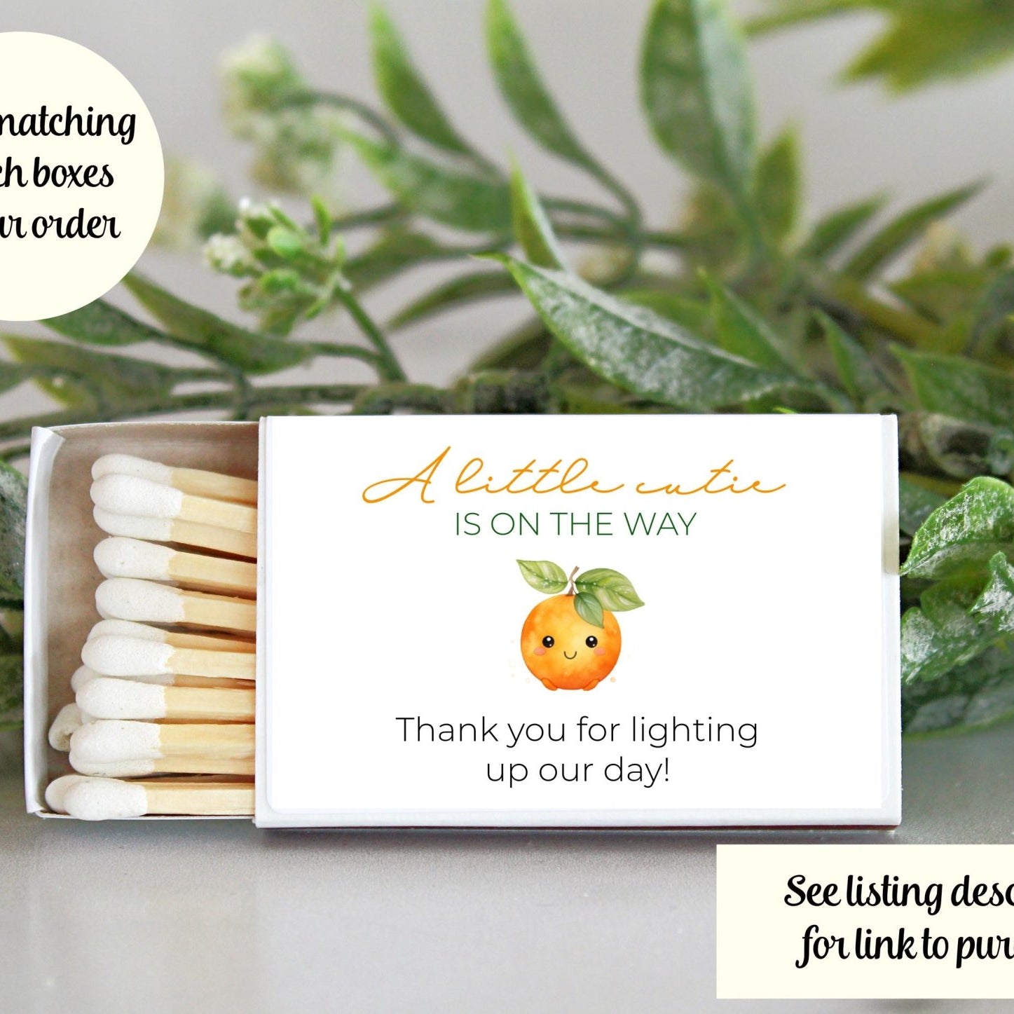 Little Cutie Personalized Baby Shower Favors: 4 oz Soy Candle - The Dancing Wick