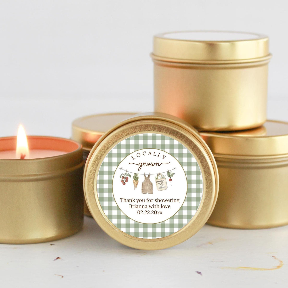 Locally Grown Tins – Set of 10 - The Dancing Wick