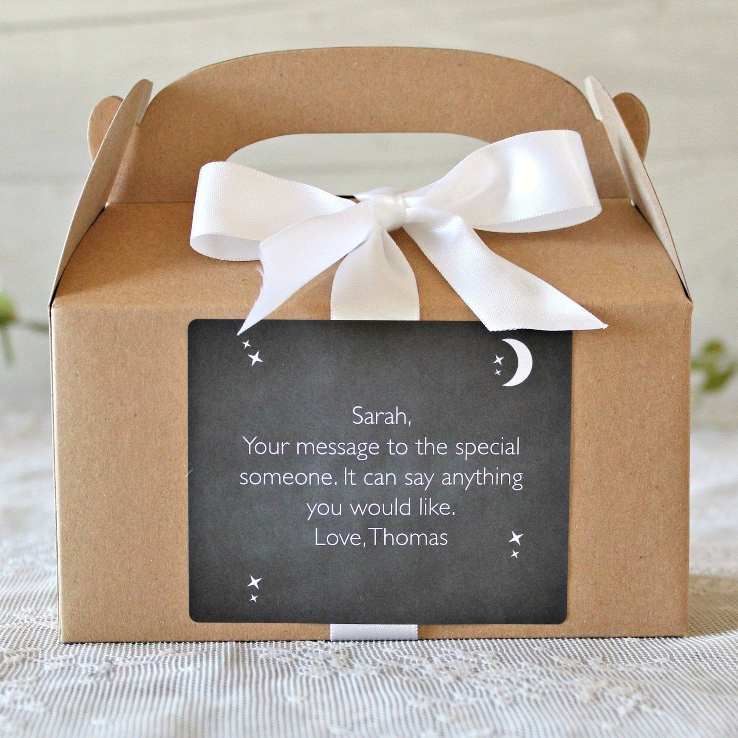 Love you to the Moon and Back Candle - The Dancing Wick