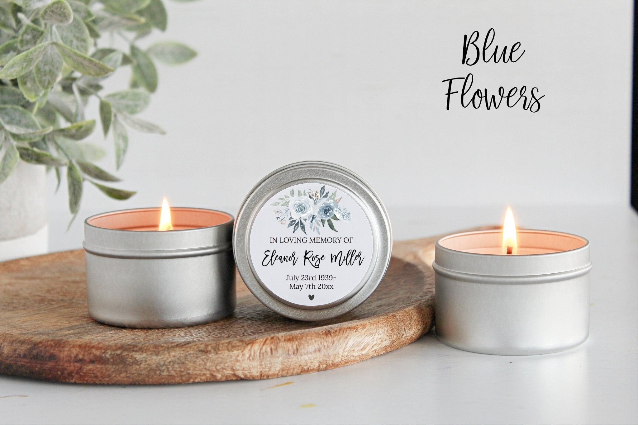 Memorial Service Gift Tins - Set of 10 - The Dancing Wick