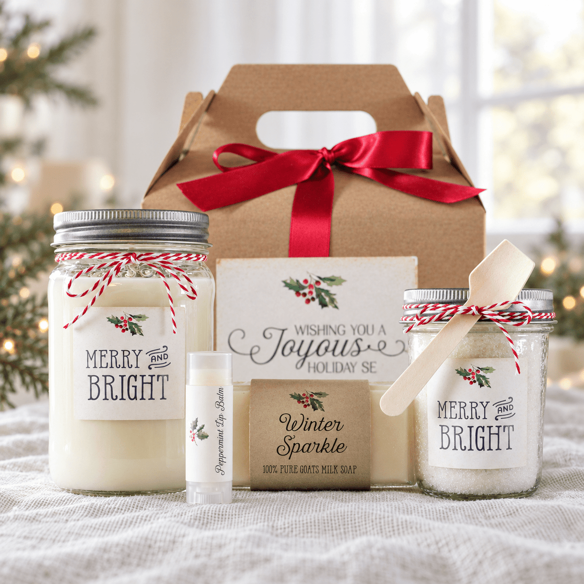 Merry and Bright Large Gift Set - The Dancing Wick