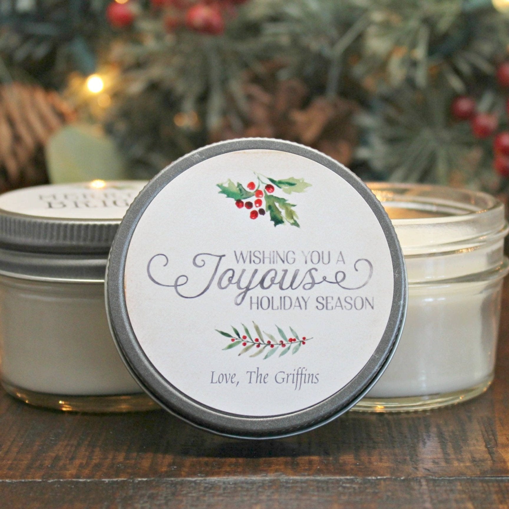 Merry & Bright Christmas Favor - The Dancing Wick
