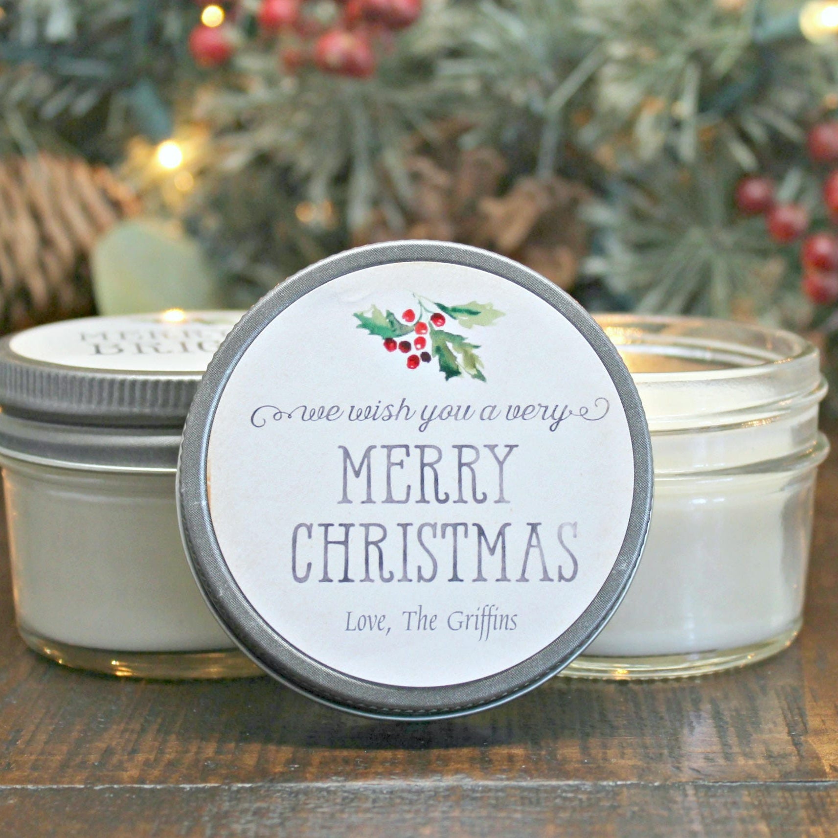 Merry & Bright Christmas Favor - The Dancing Wick