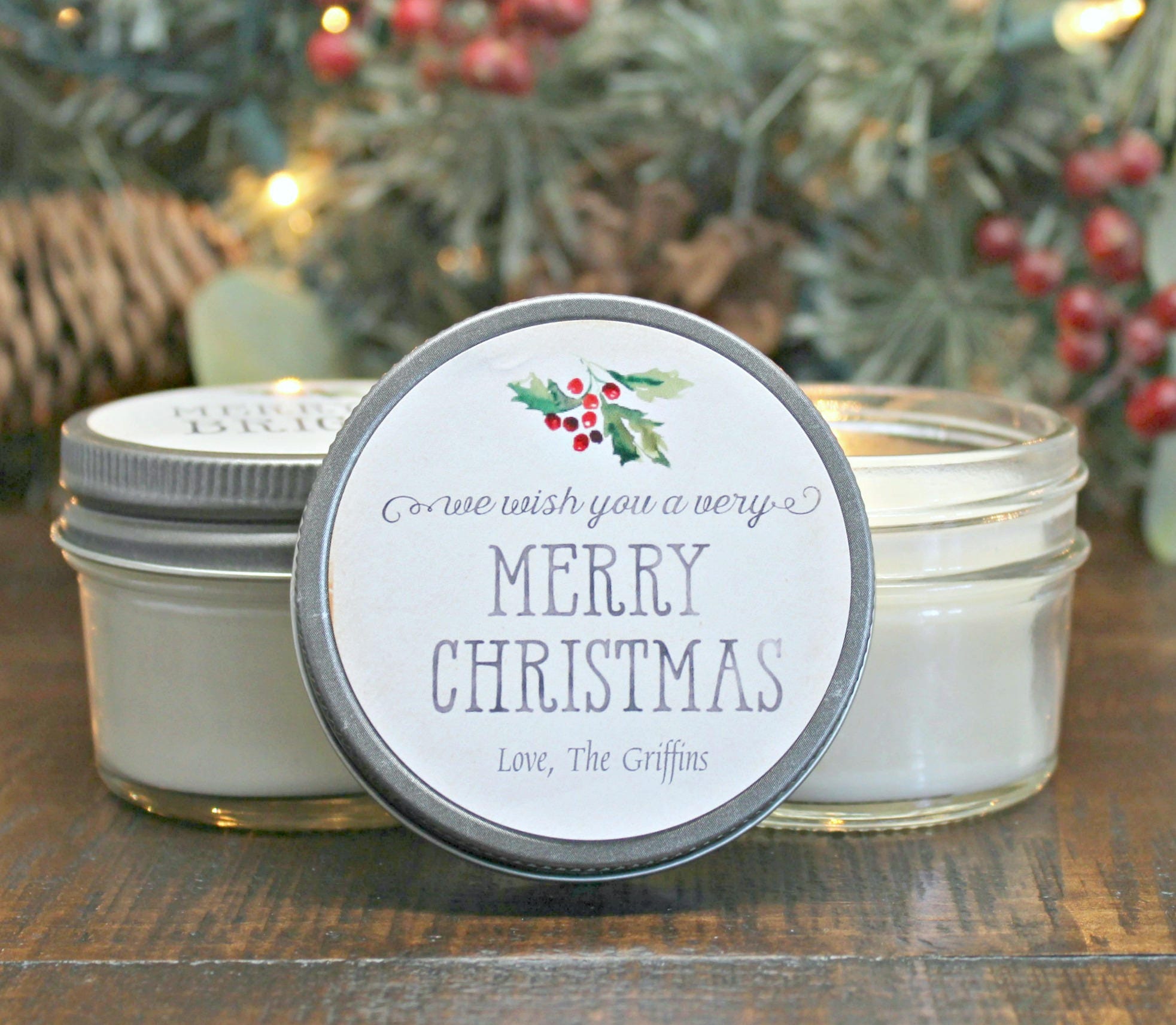 Merry & Bright Christmas Favor - The Dancing Wick