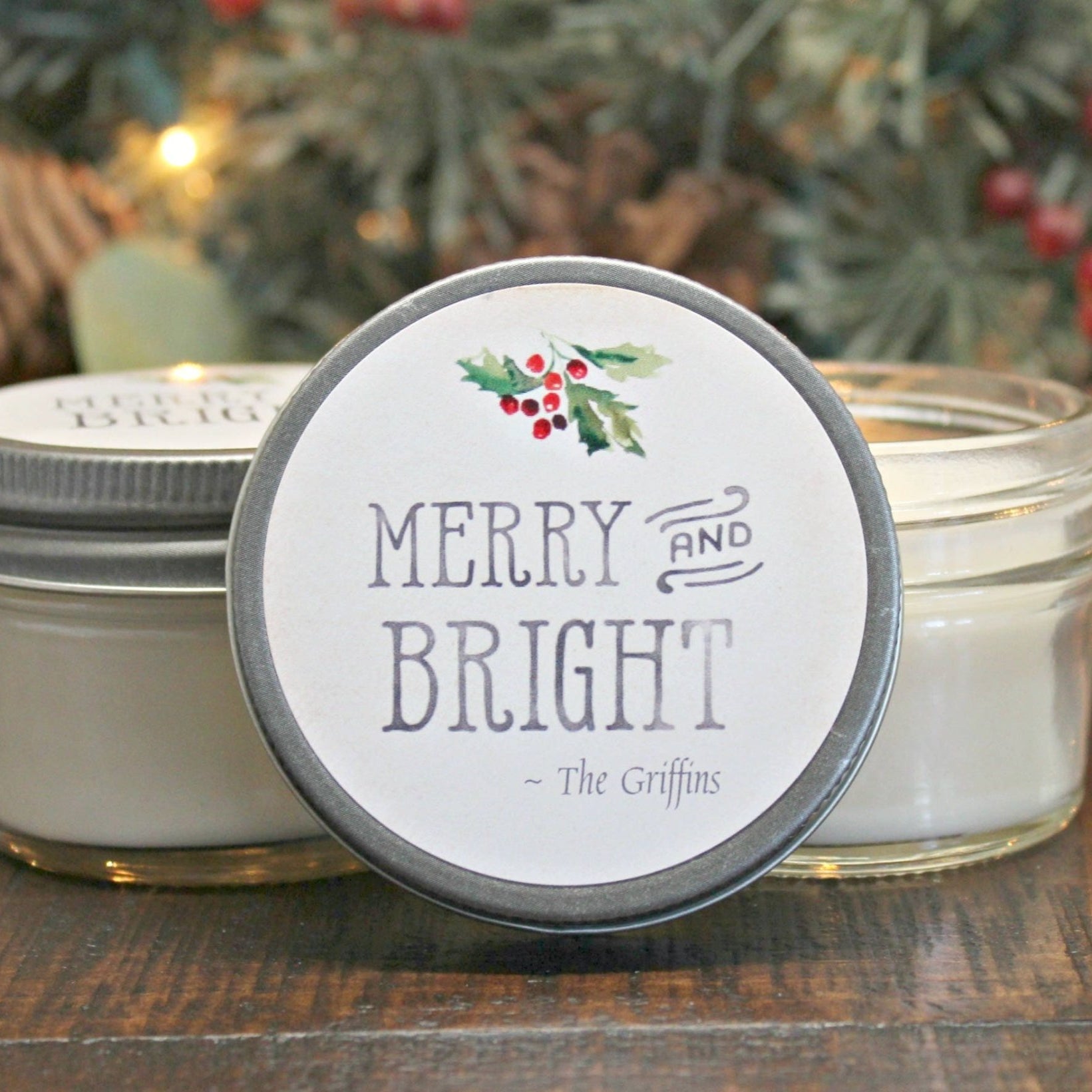Merry & Bright Christmas Favor - The Dancing Wick