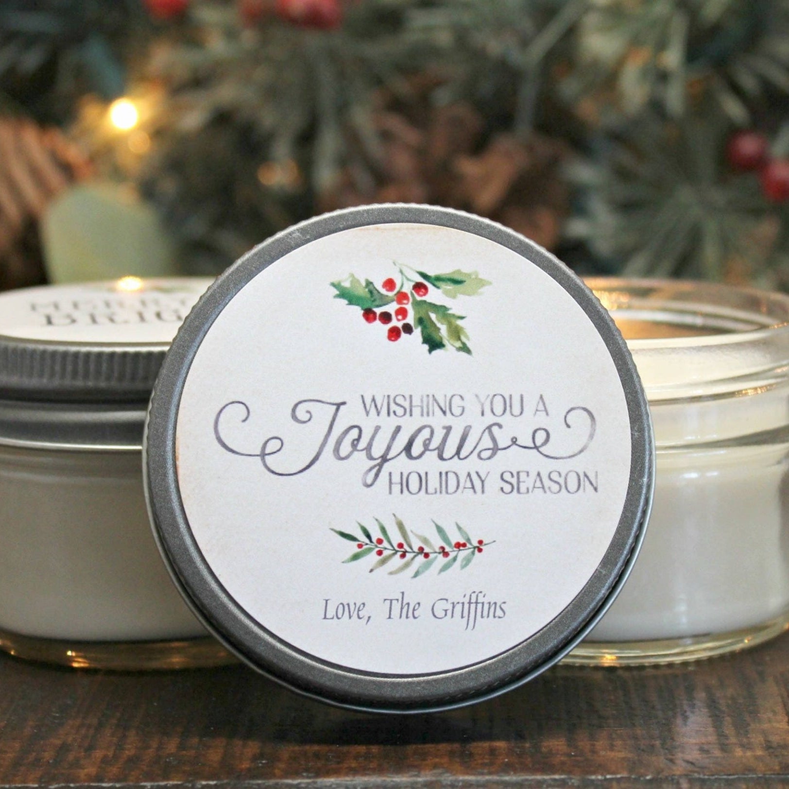 Merry & Bright Christmas Favor - The Dancing Wick