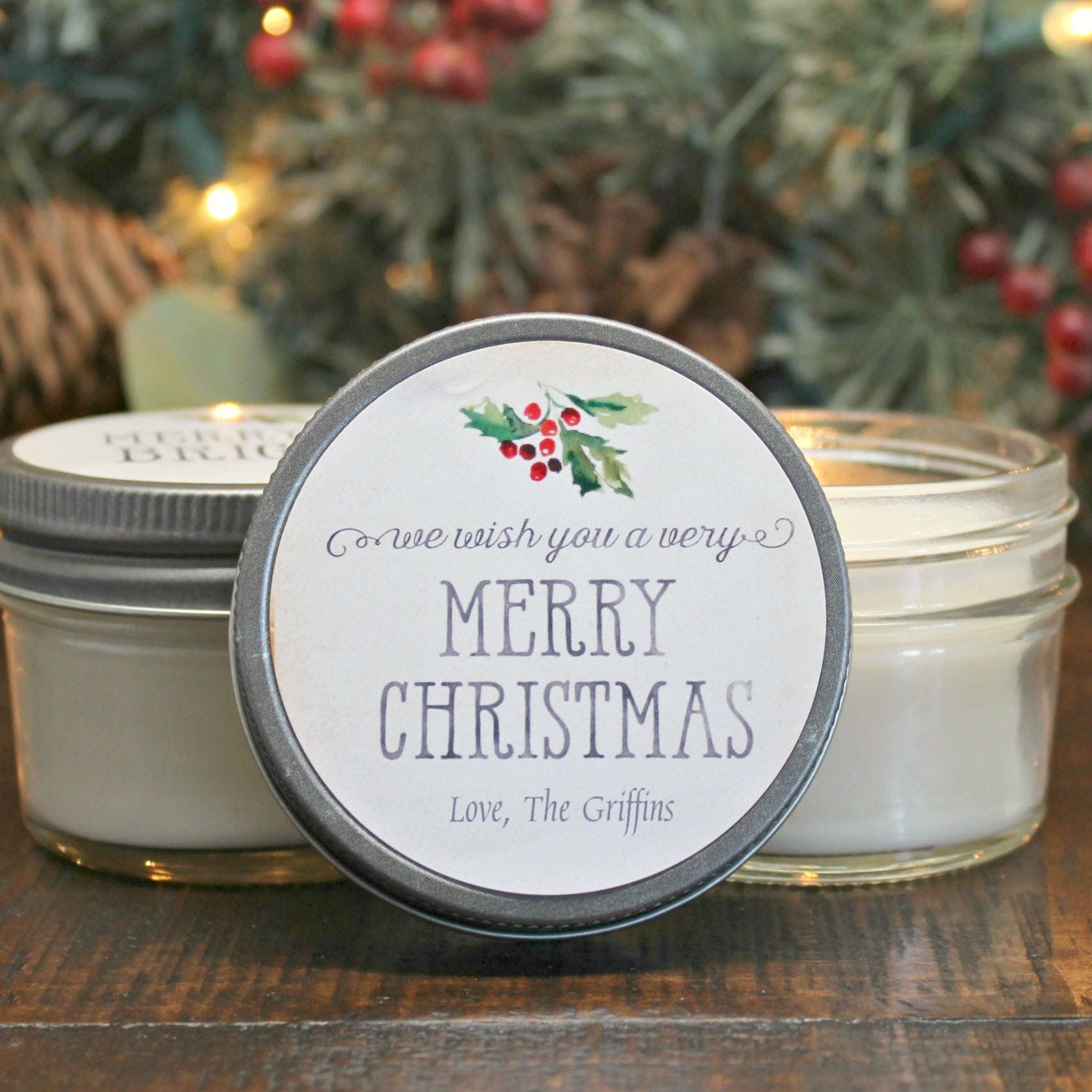 Merry & Bright Christmas Favor - The Dancing Wick