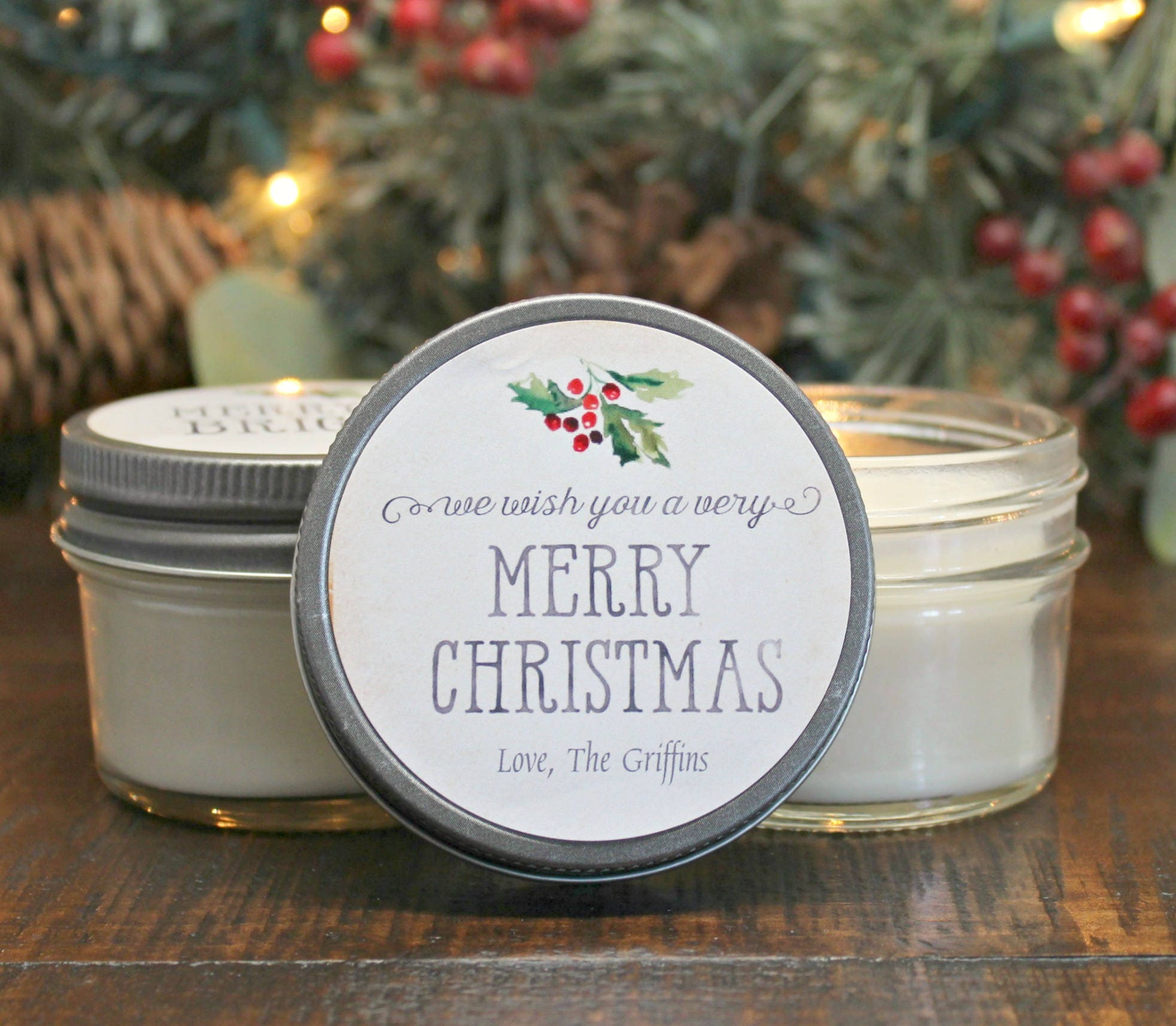 Merry & Bright Christmas Favor - The Dancing Wick