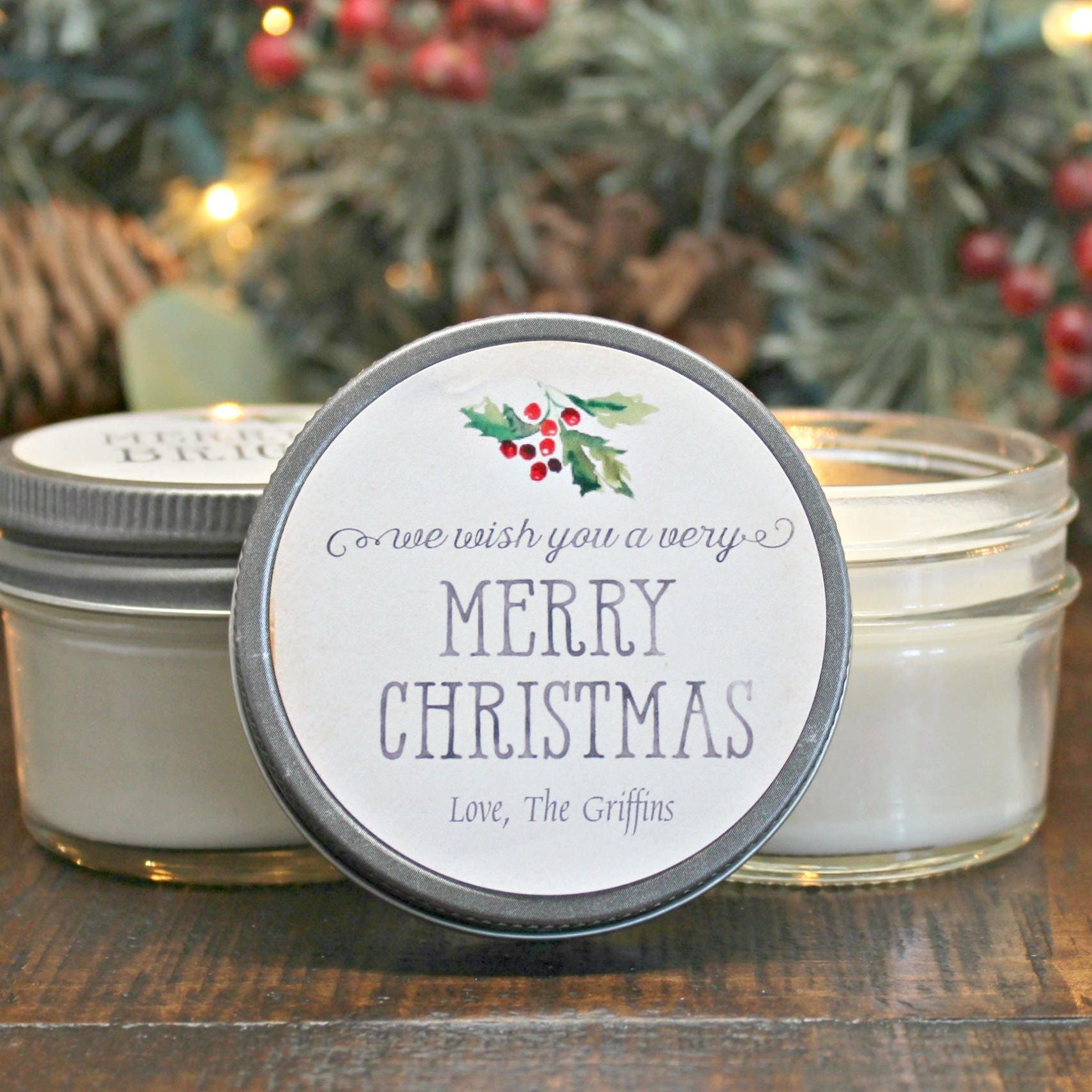 Merry & Bright Christmas Favor - The Dancing Wick