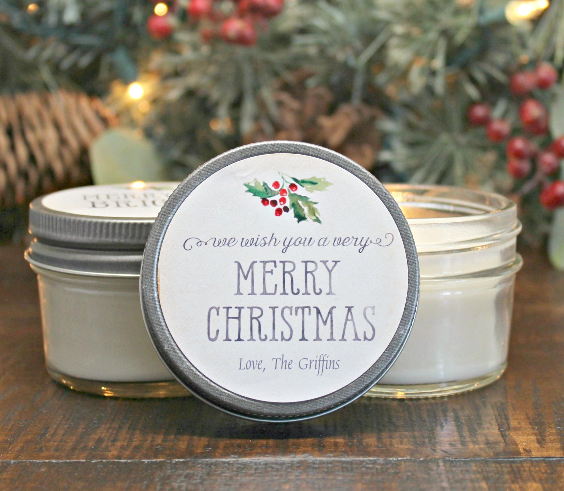 Merry & Bright Christmas Favor - The Dancing Wick