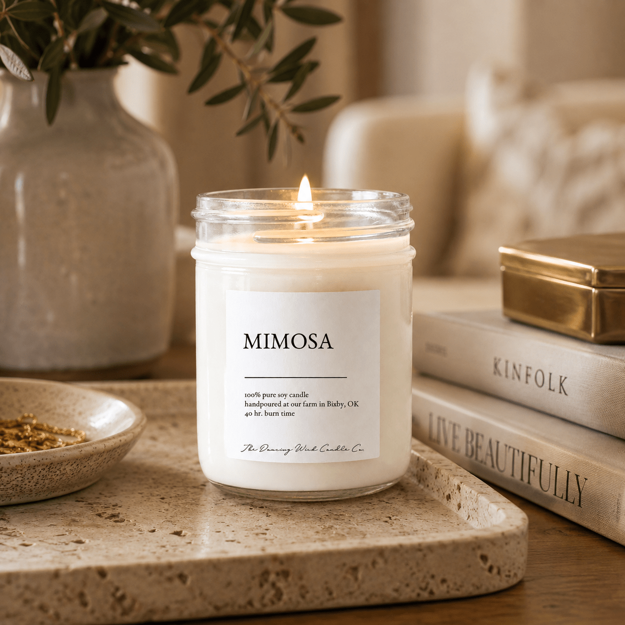 Mimosa - TDW Signature Candle - The Dancing Wick