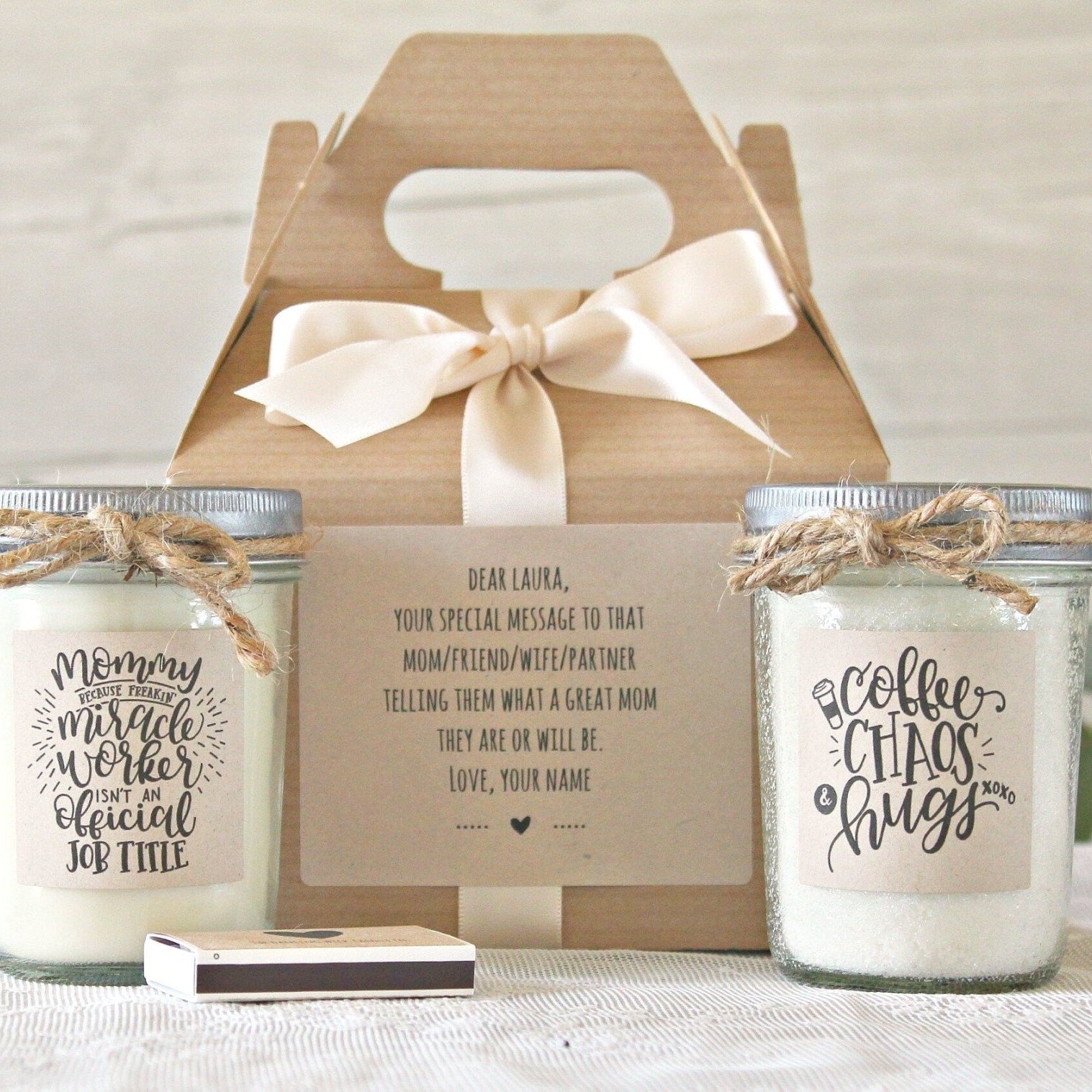 Mommy (Miracle Worker) Gift Set - The Dancing Wick