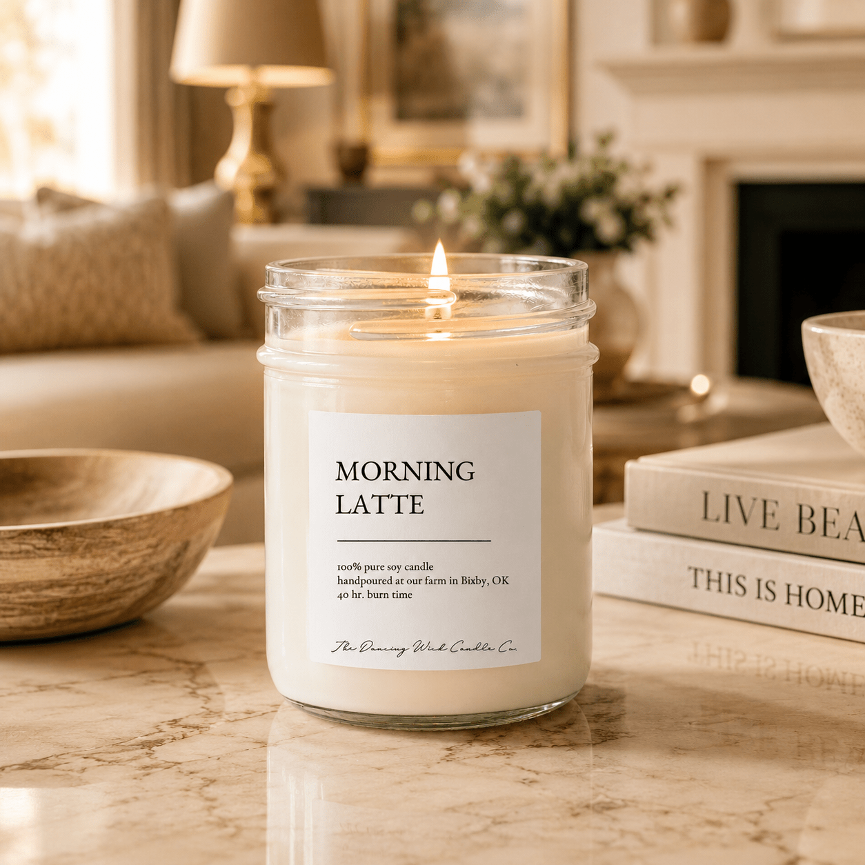 Morning Latte - TDW Signature Candle - The Dancing Wick