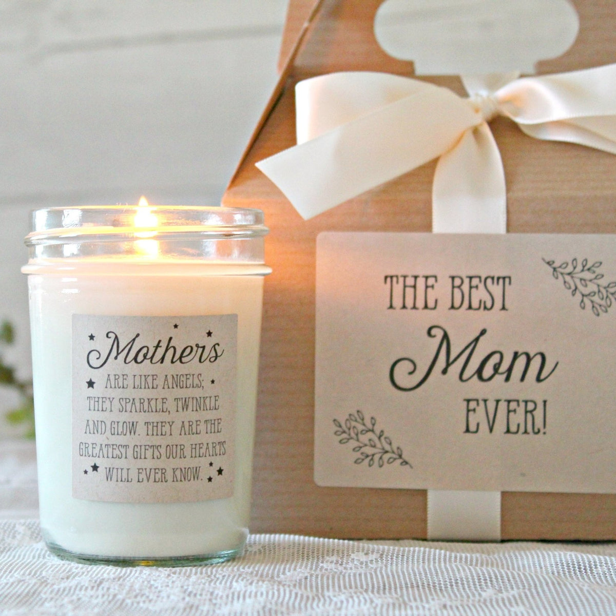 Mother's are Like Angles Gift Set - The Dancing Wick