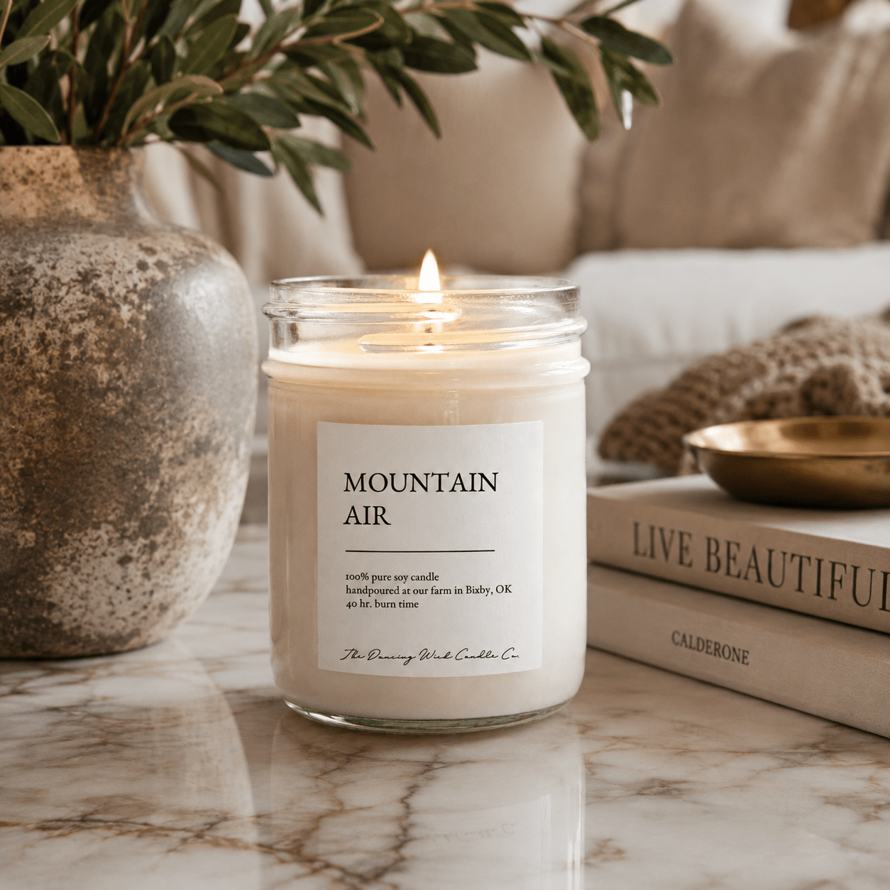 Mountain Air - TDW Signature Candle - The Dancing Wick