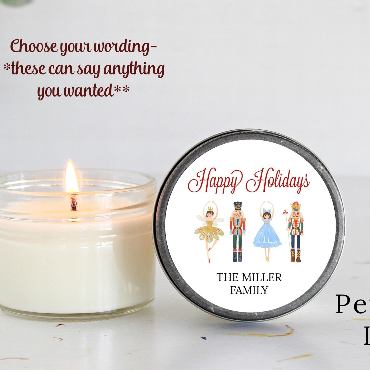 Nutcracker Christmas Favors - The Dancing Wick