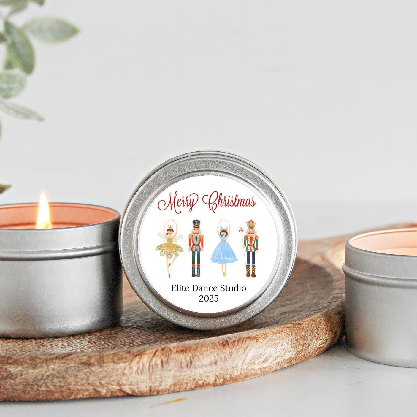 Nutcracker Christmas Tin - The Dancing Wick