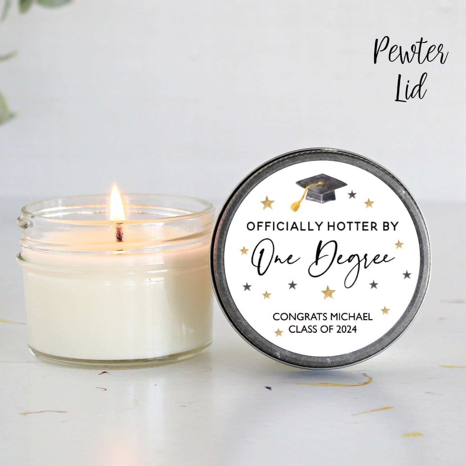 One Degree Hotter Graduation Party Favors - The Dancing Wick