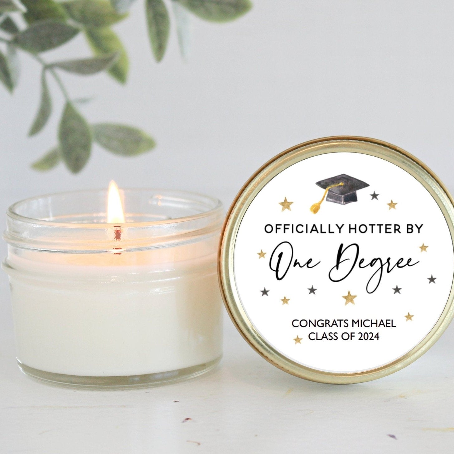 One Degree Hotter Graduation Party Favors - The Dancing Wick