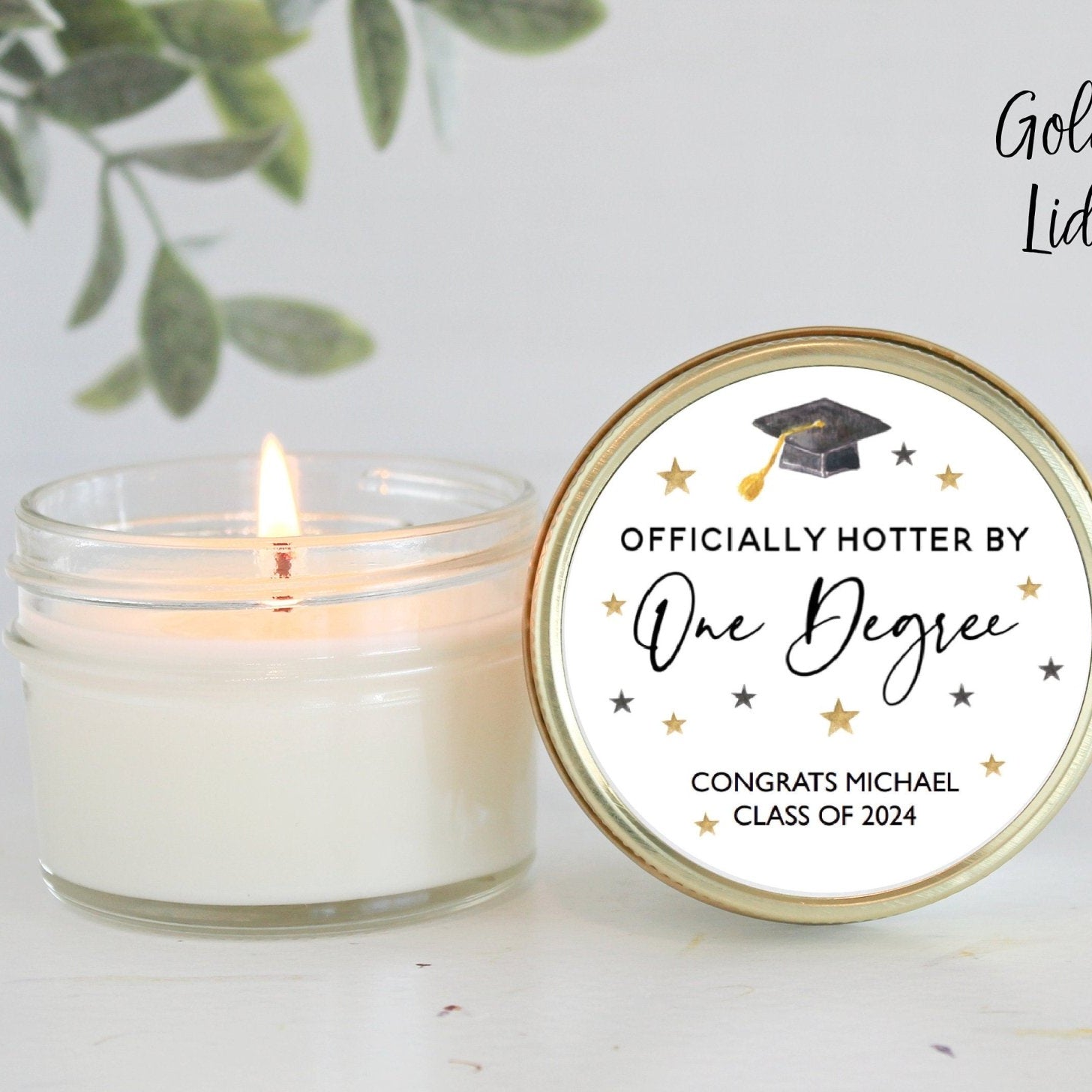 One Degree Hotter Graduation Party Favors - The Dancing Wick