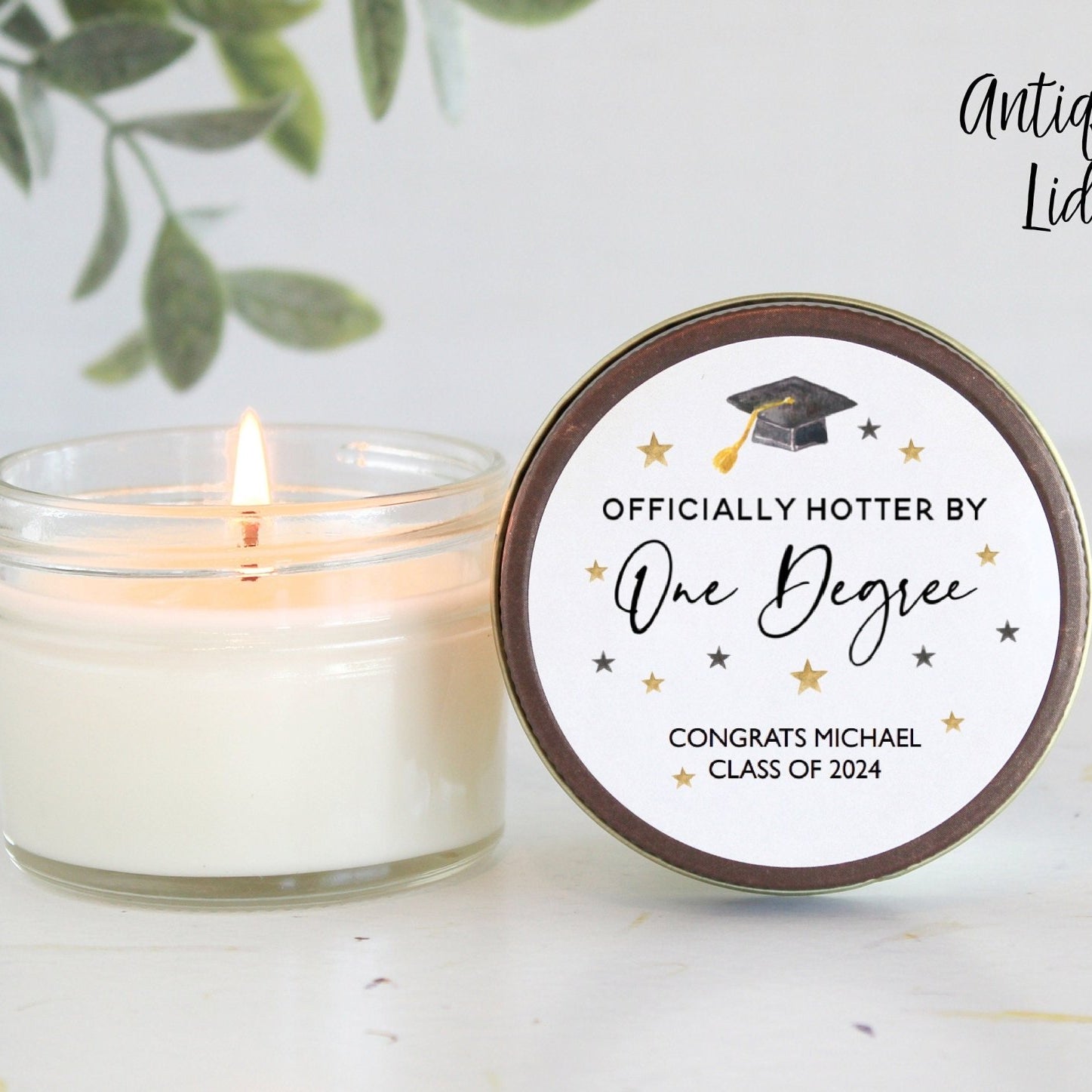 One Degree Hotter Graduation Party Favors - The Dancing Wick