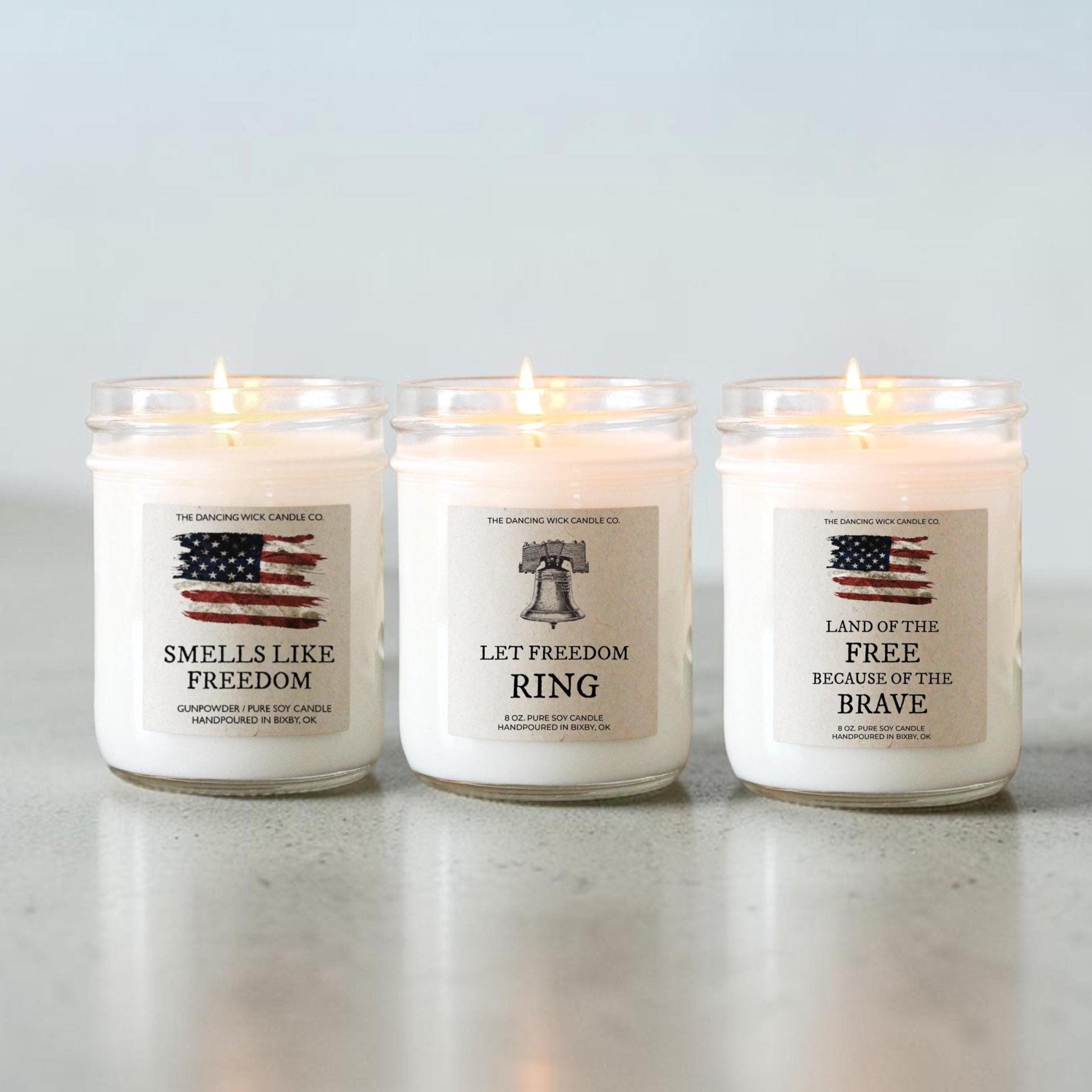 Patriotic Candle Gift Set - The Dancing Wick