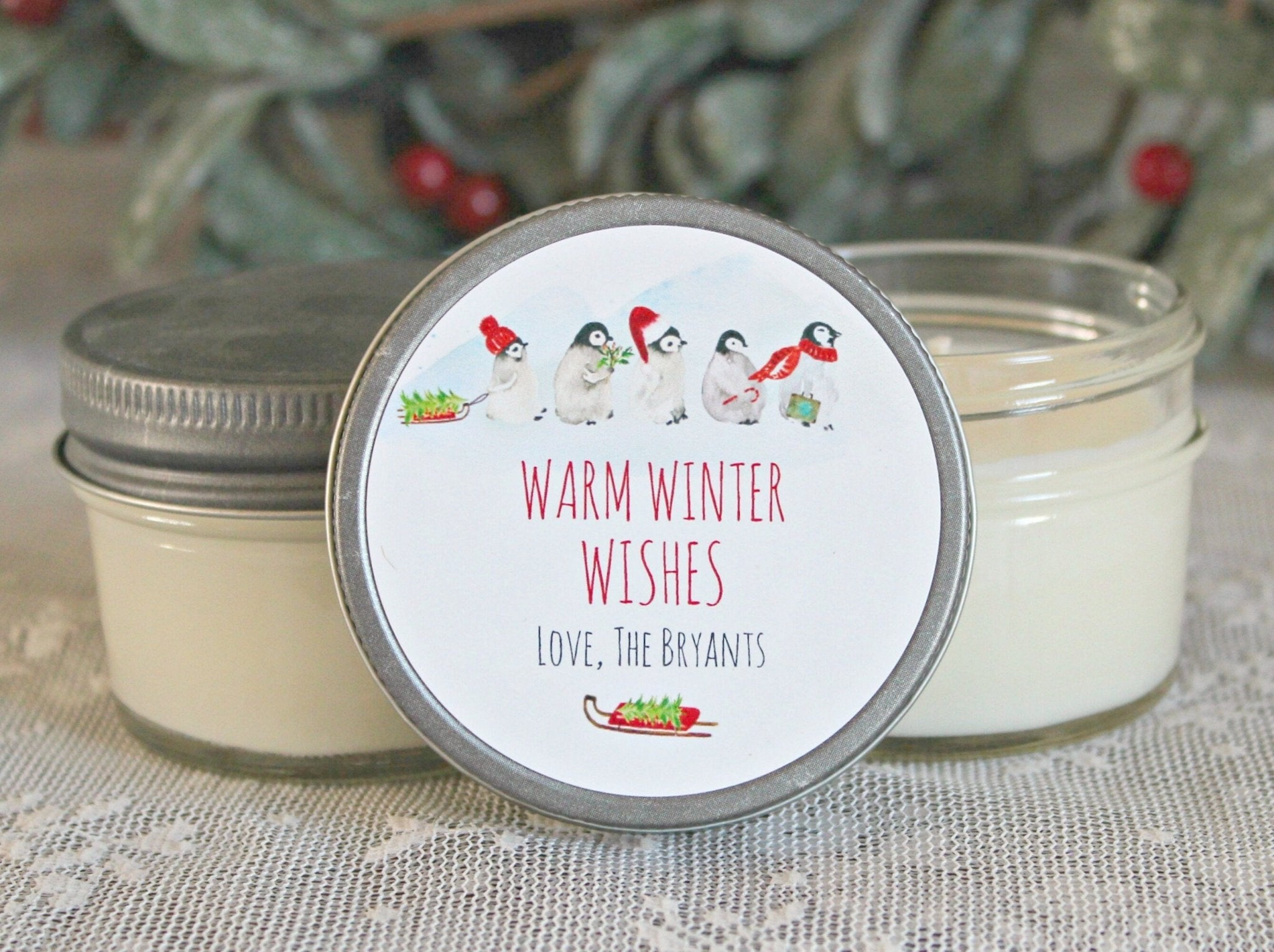 Penguin Christmas Favor - The Dancing Wick
