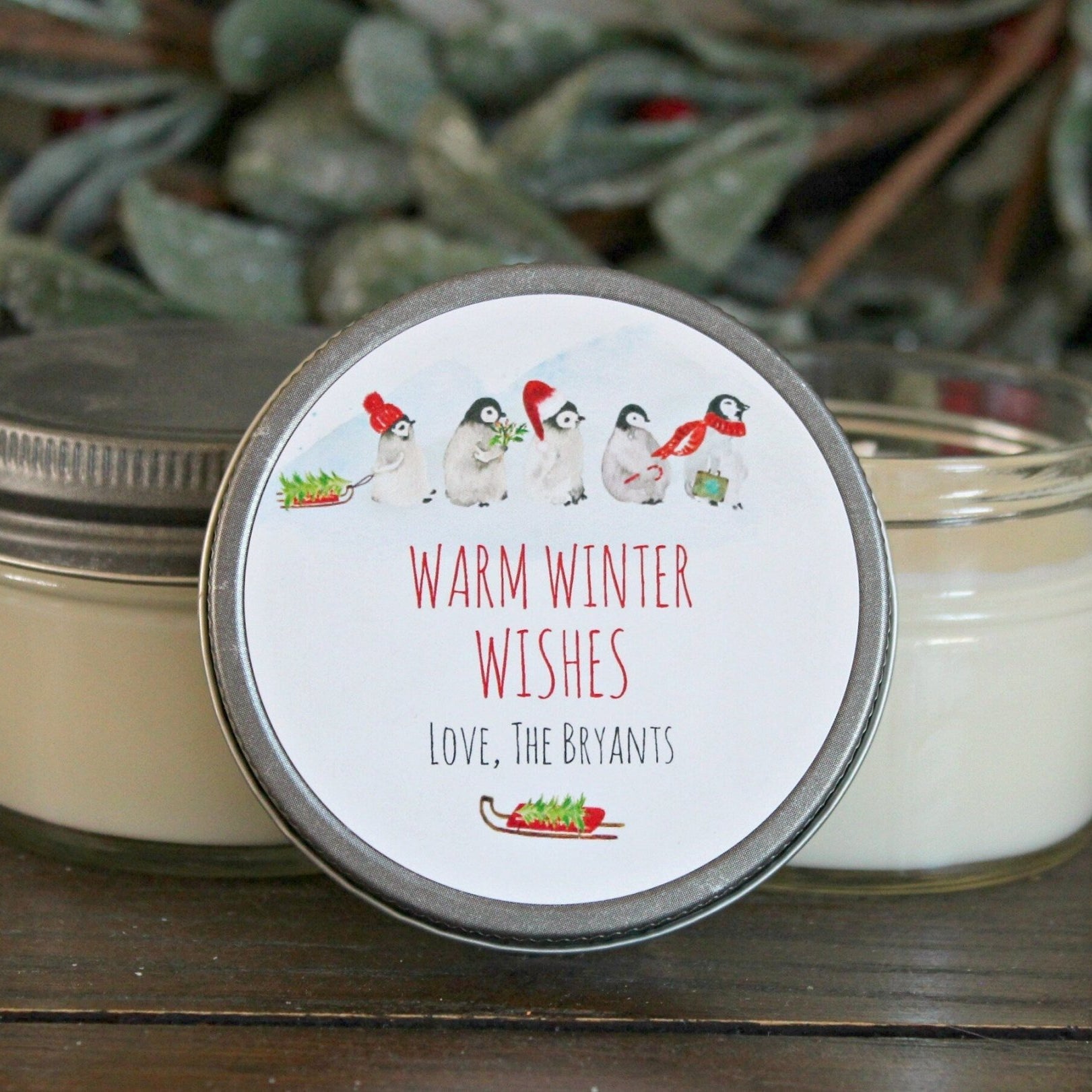 Penguin Christmas Favor - The Dancing Wick