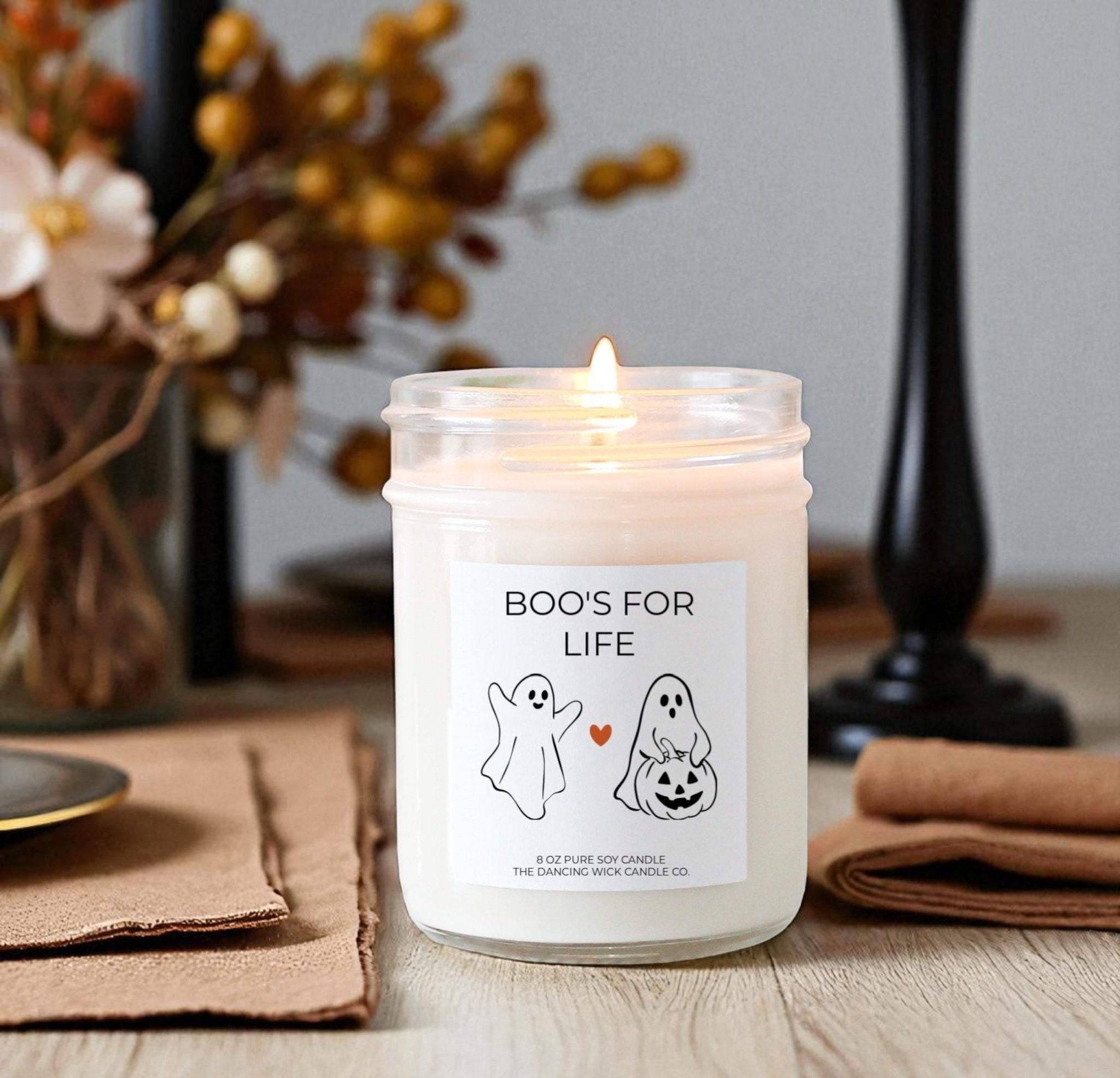 Personalized Boo Life Candle - The Dancing Wick