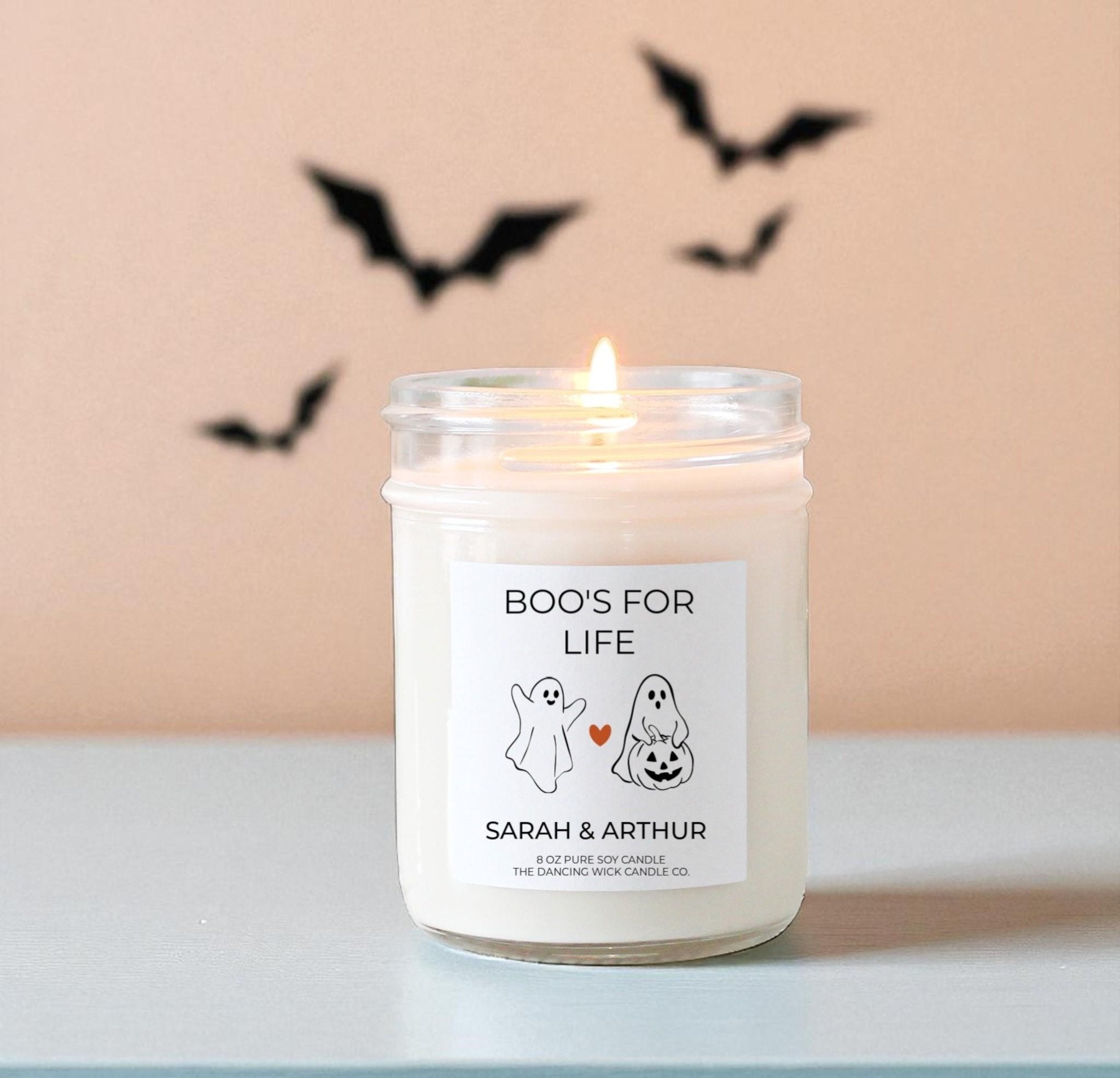 Personalized Boo Life Candle - The Dancing Wick