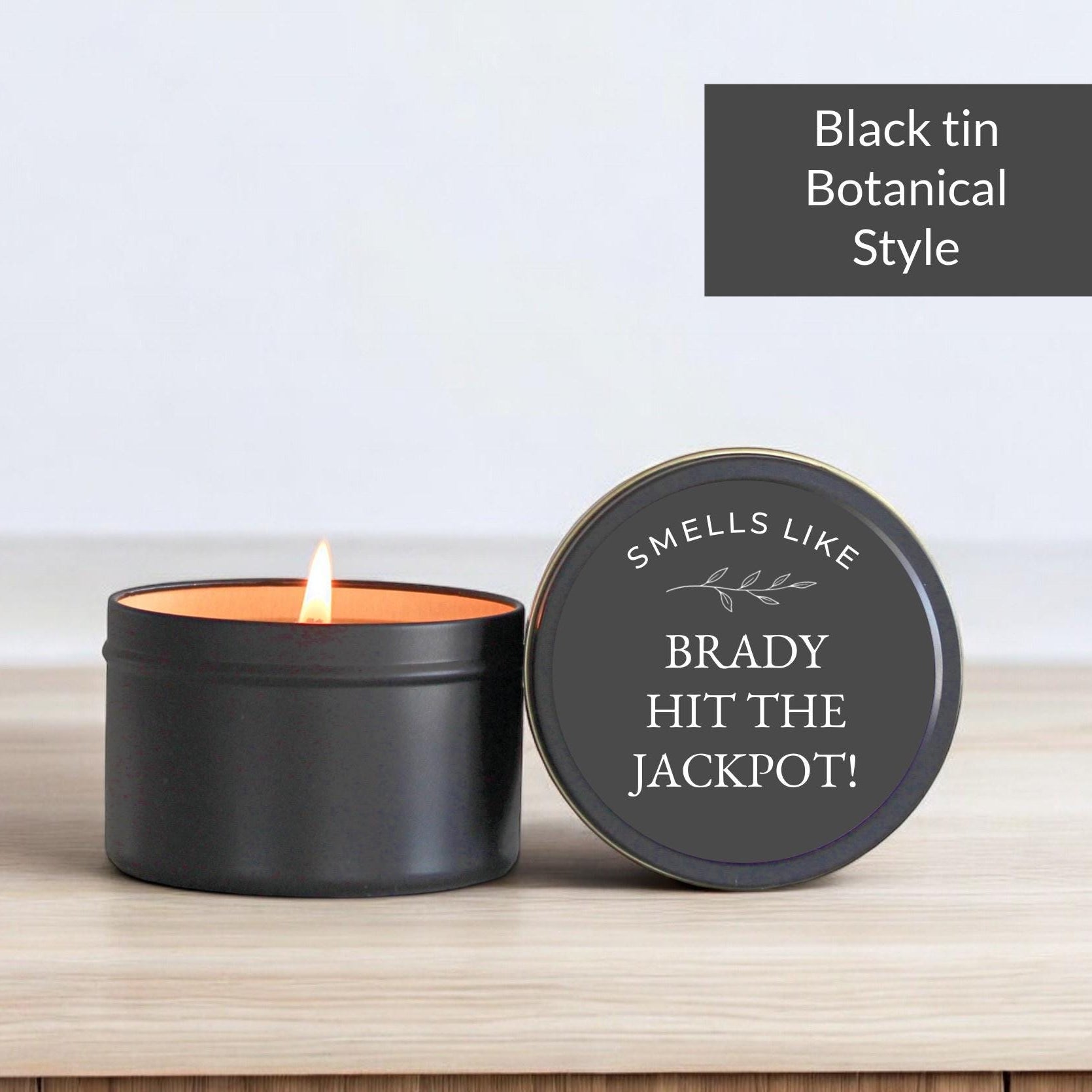 Personalized Wedding Favor Tins - The Dancing Wick