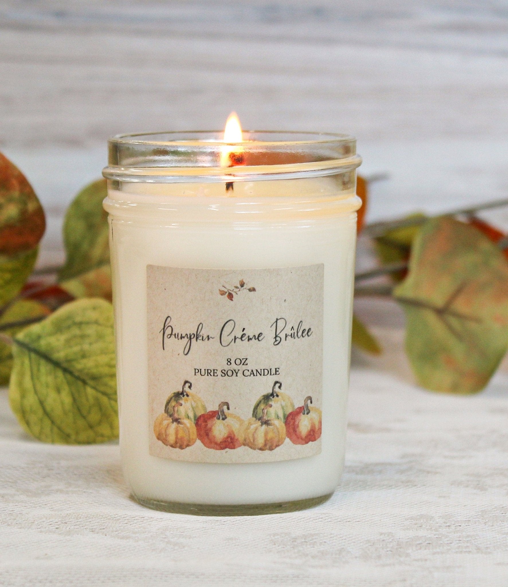 Pumpkin Fall Candles - Set of 3 - The Dancing Wick