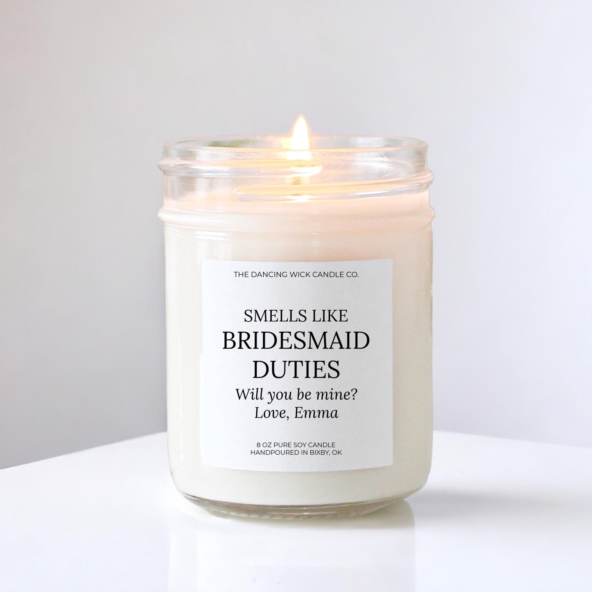 Smells Like Bridesmaid Duties Candle - The Dancing Wick