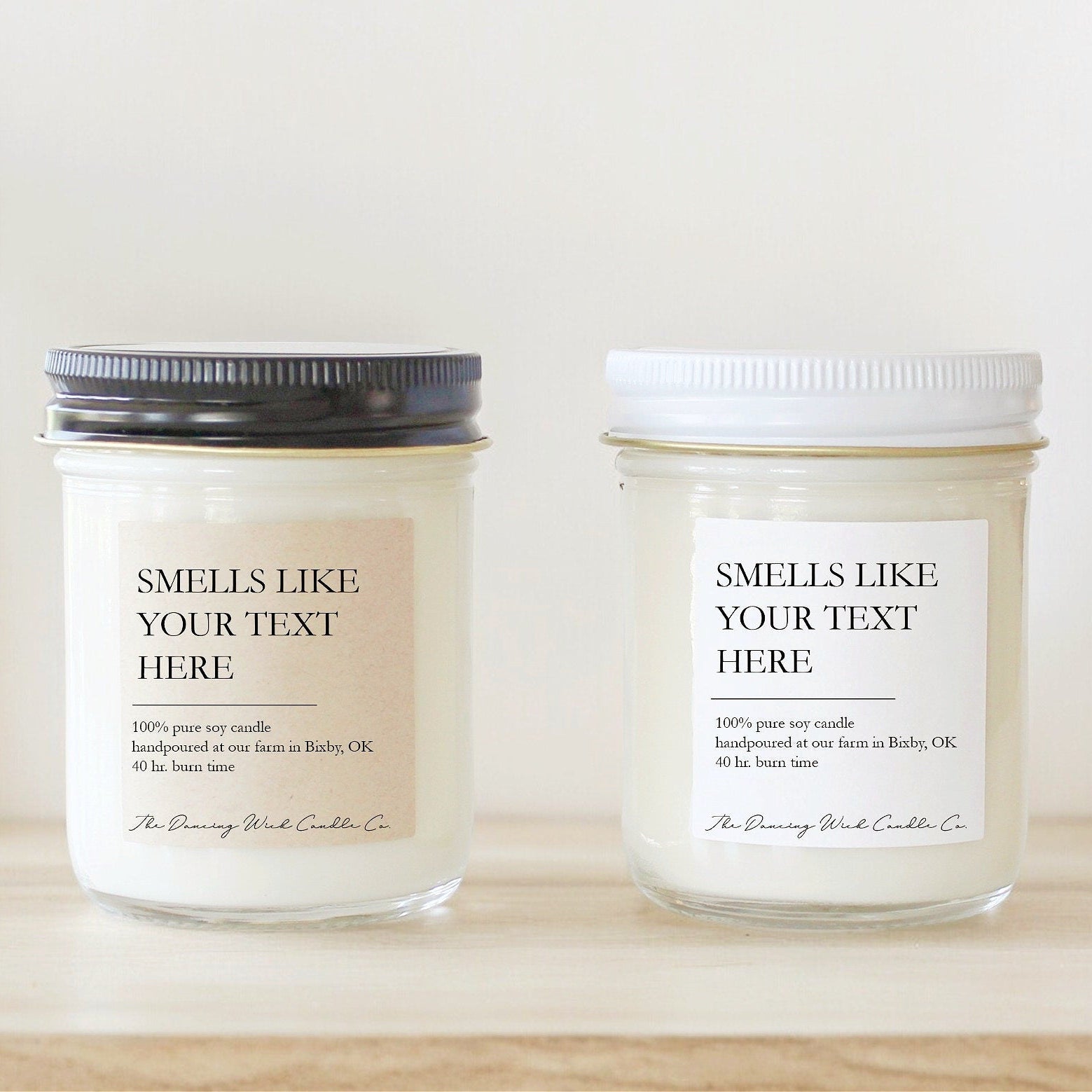 Smells like Custom Candle - The Dancing Wick