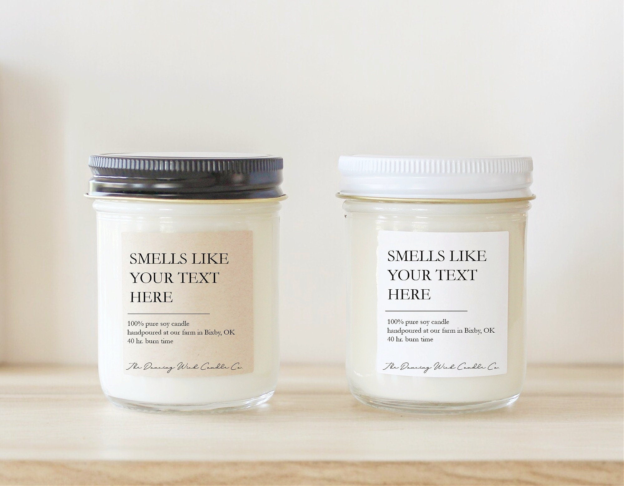 Smells like Custom Candle - The Dancing Wick