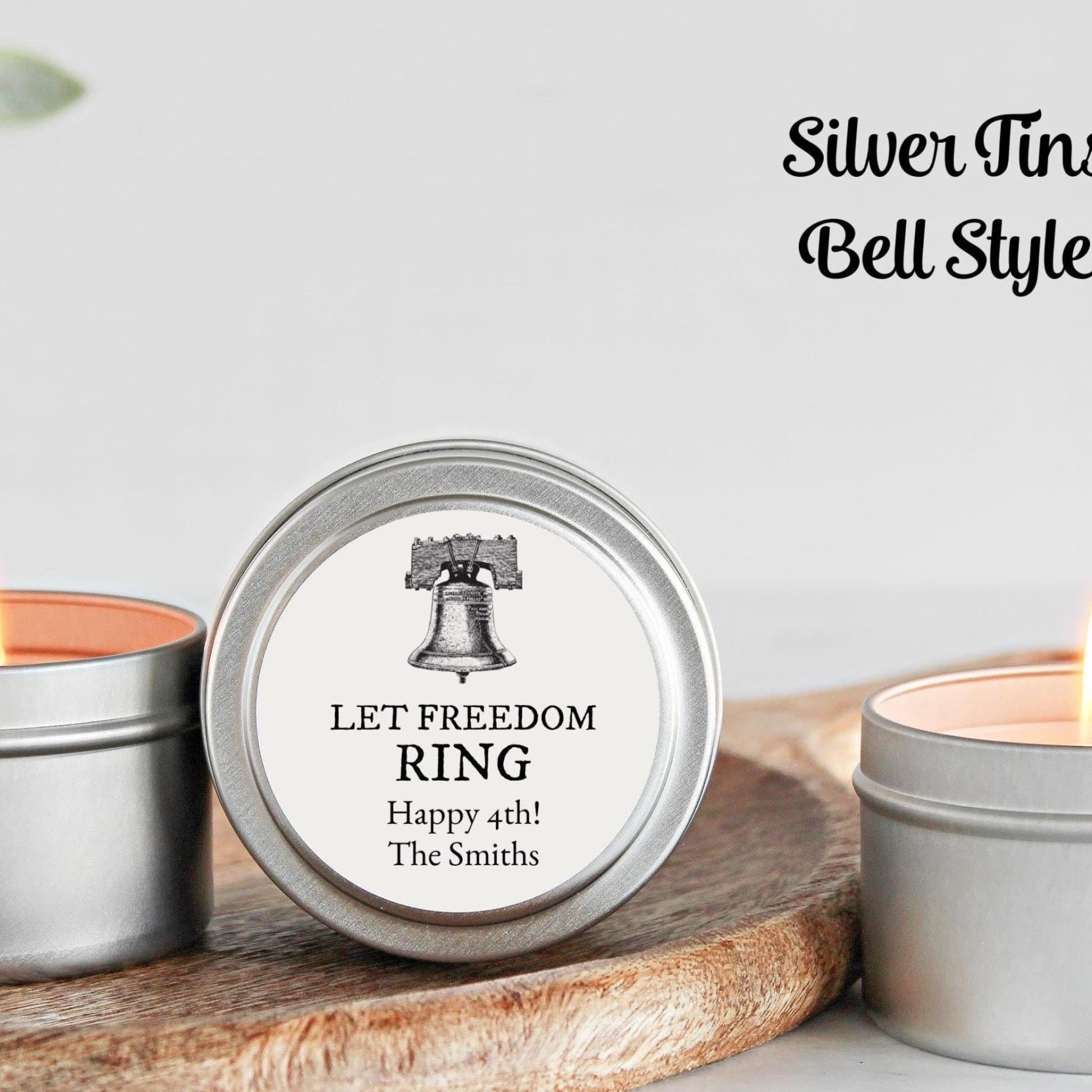 Smells Like Freedom Tins Set Of 10 - The Dancing Wick
