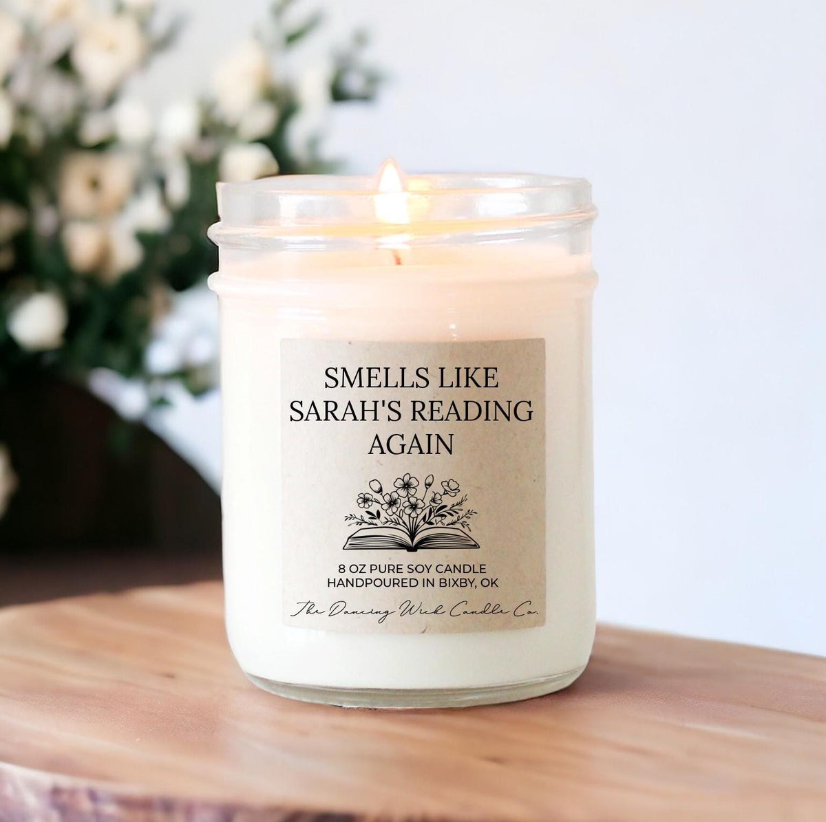 Smells Like She's Reading Again Candle - The Dancing Wick