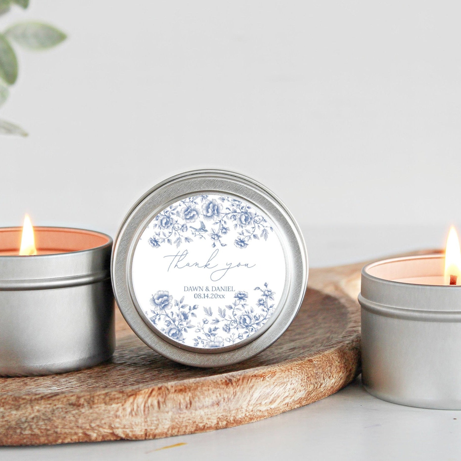 Something Blue Before I Do Tins - Set of 10 - The Dancing Wick