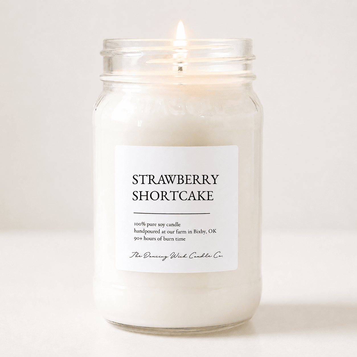 Strawberry Shortcake - TDW Signature Candle - The Dancing Wick