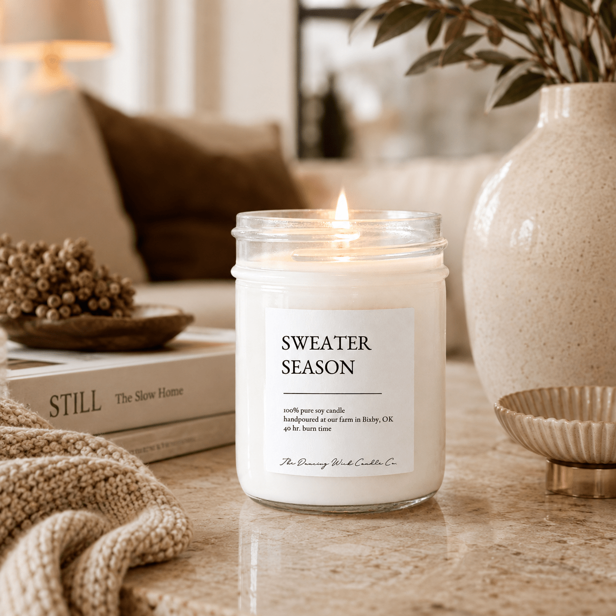 Sweater Season - TDW Signature Candle - The Dancing Wick