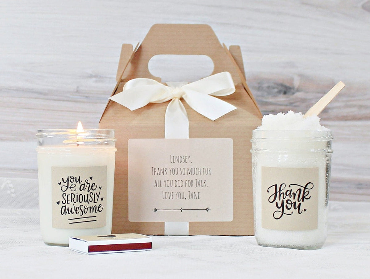 Thank You "Awesome" Gift Box - The Dancing Wick