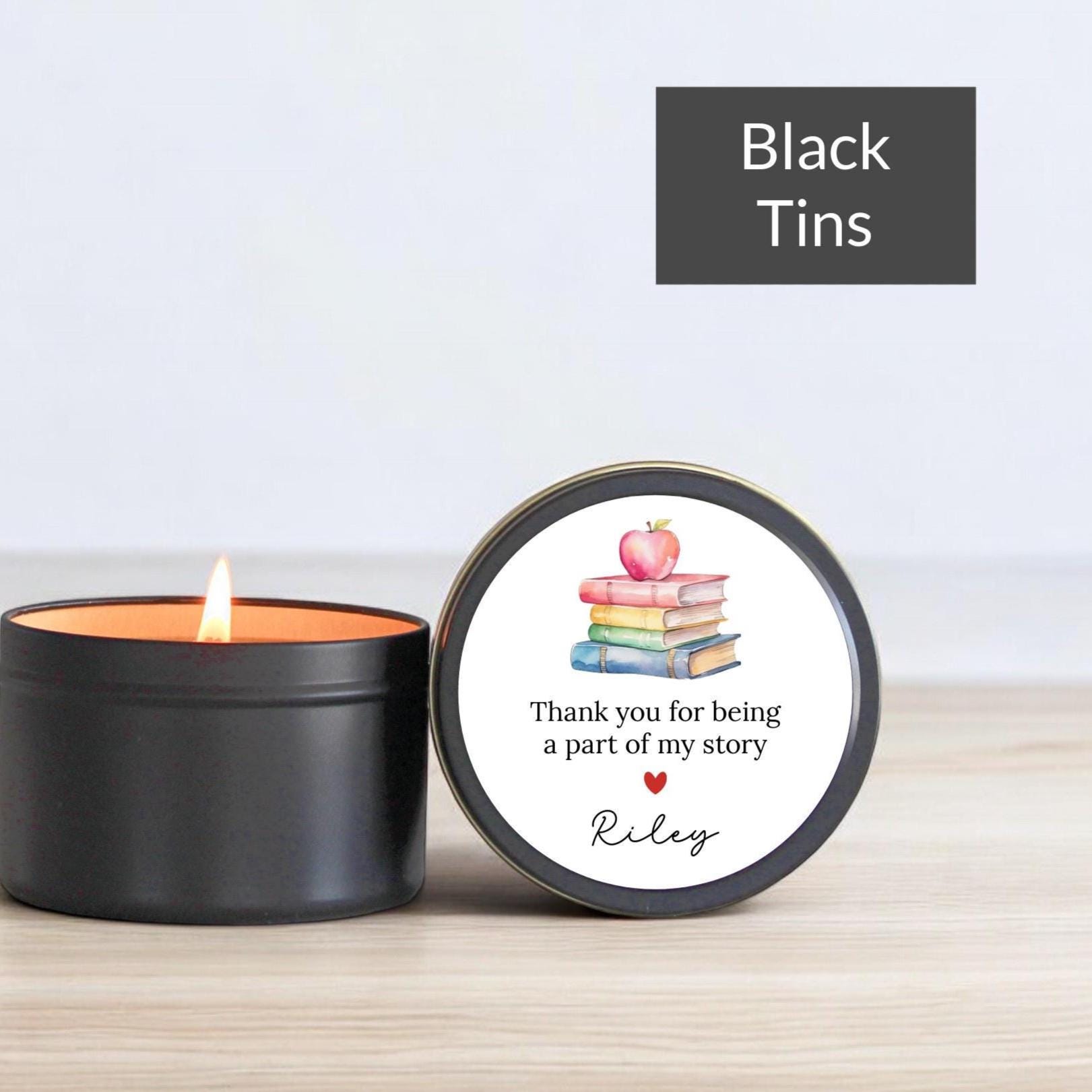 Thank You for Being Part of My Story Tins - The Dancing Wick